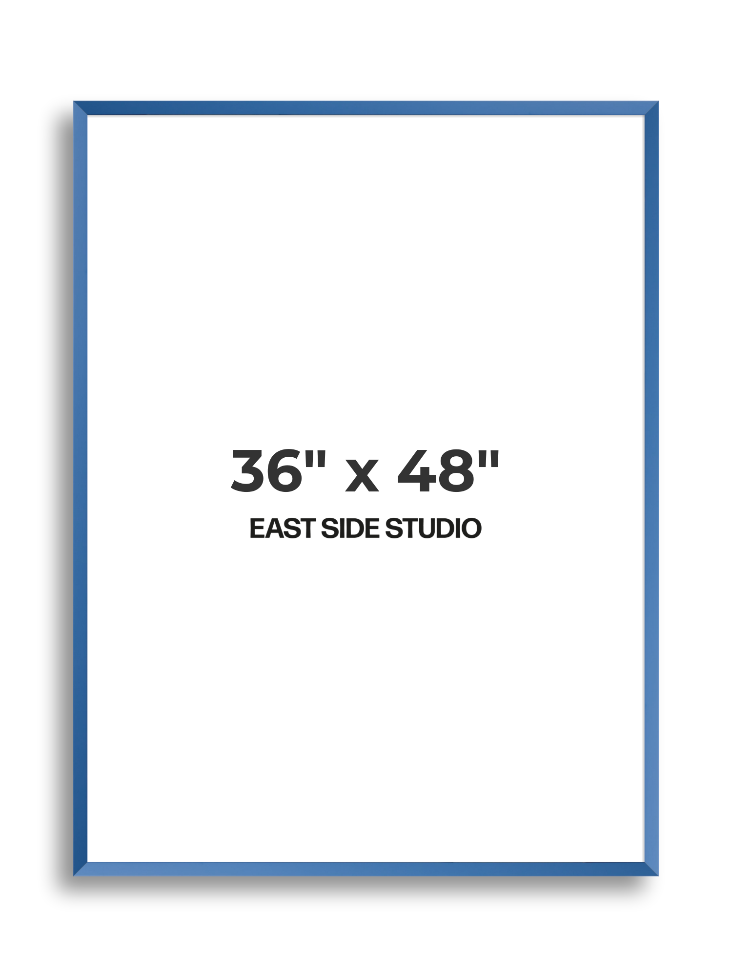 Cornflower Blue 36" x 48" picture frame