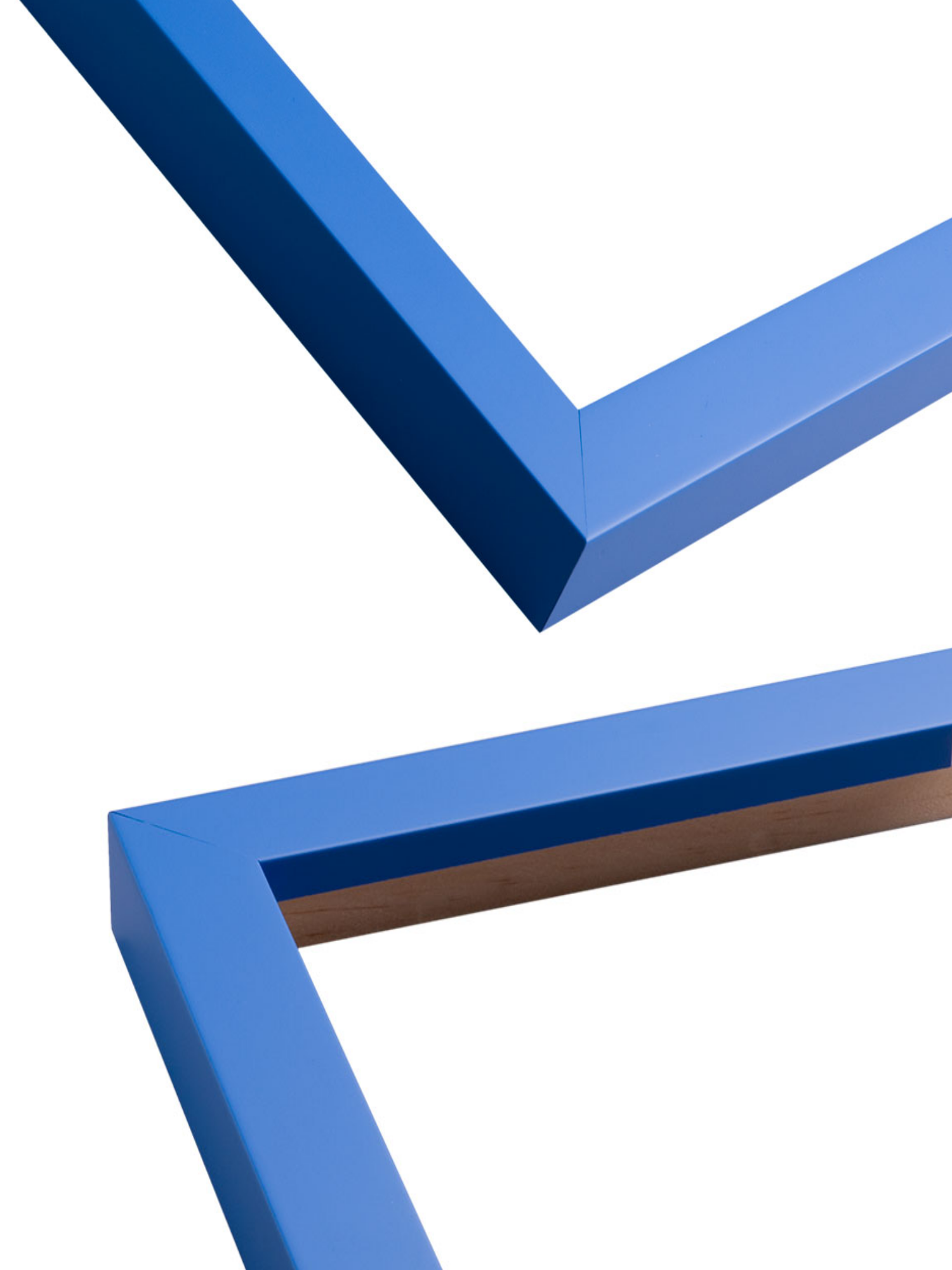 Cornflower Blue picture frame chevron view