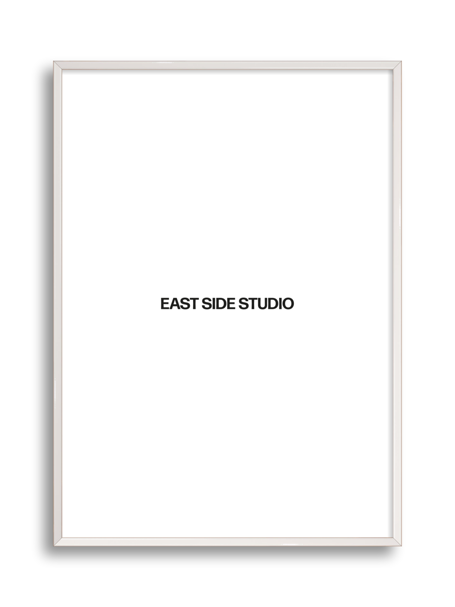 White Gloss - Slim picture frame