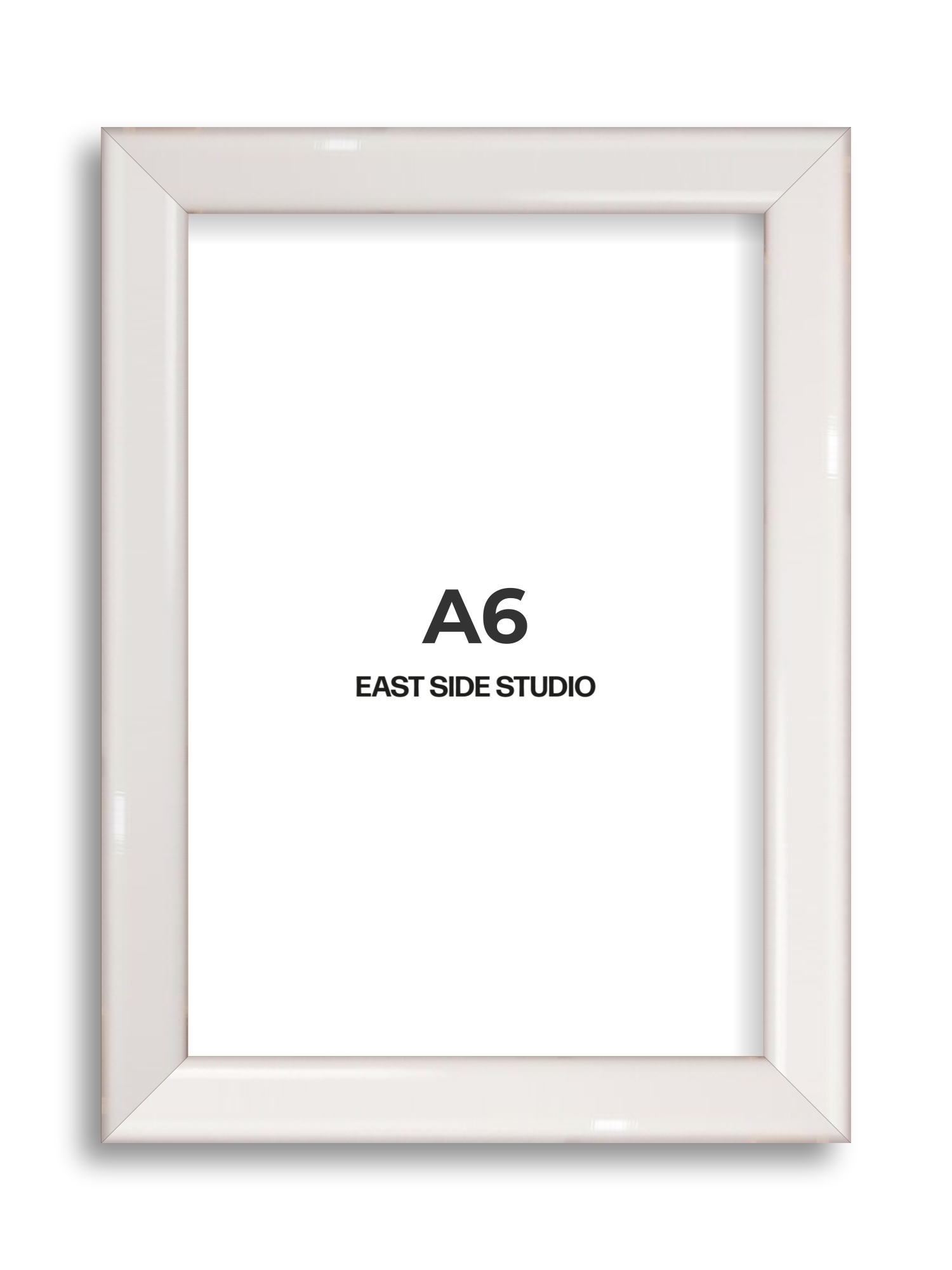 White Gloss A6 picture frame
