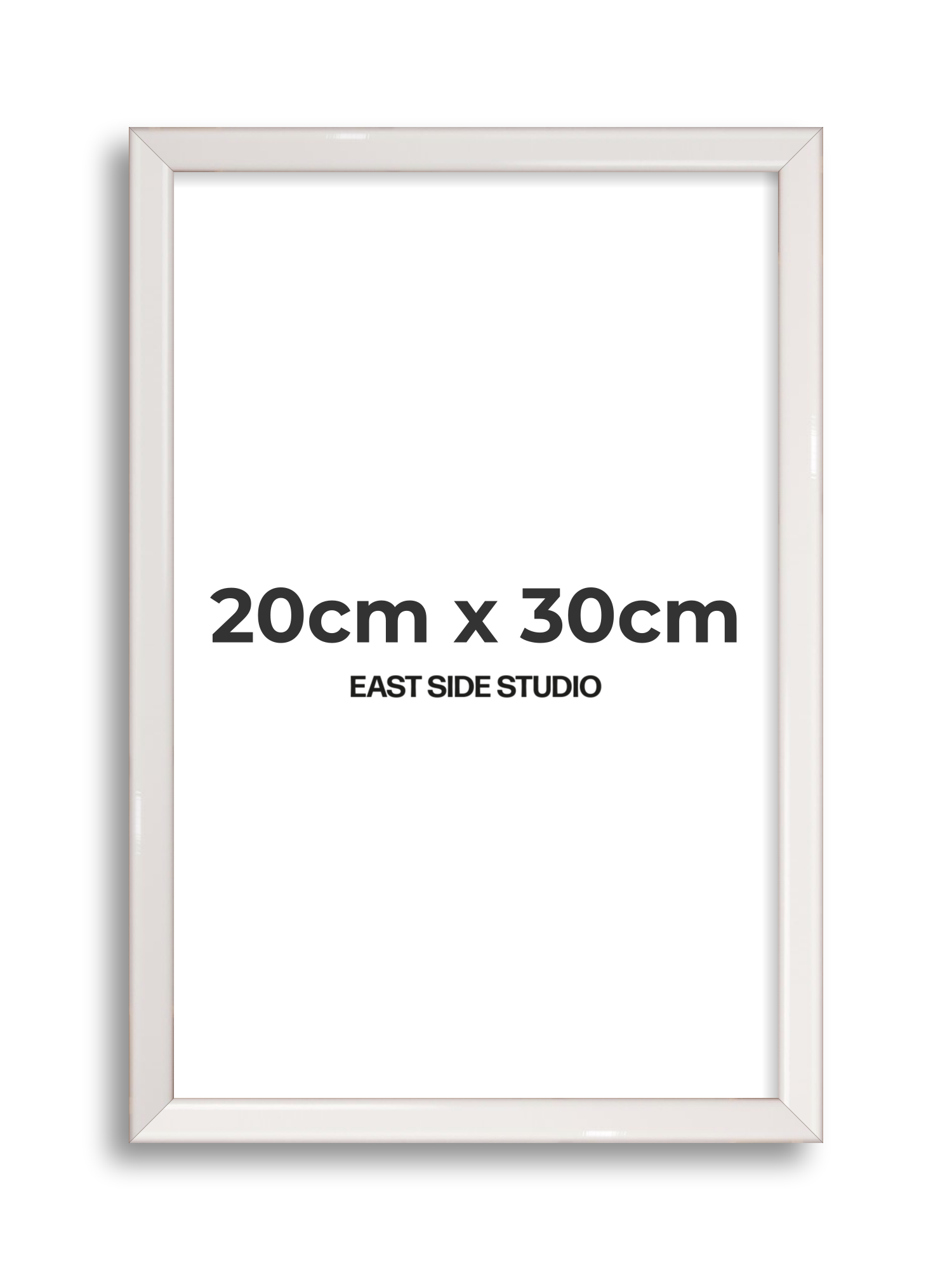 White Gloss 20cm x 30cm picture frame