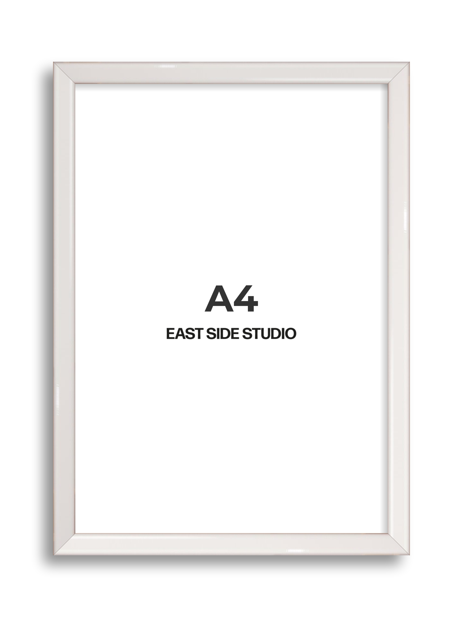 White Gloss A4 picture frame
