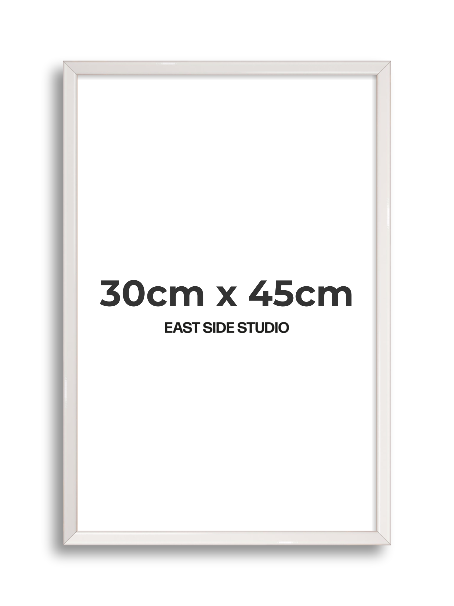 White Gloss 30cm x 45cm picture frame