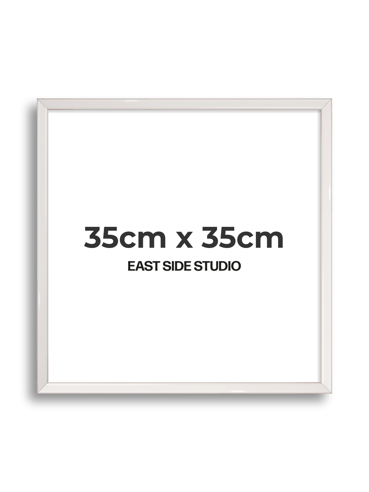 White Gloss 35cm x 35cm picture frame