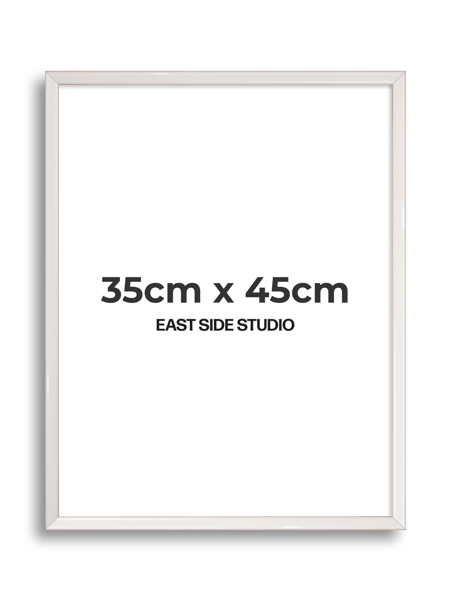 White Gloss 35cm x 45cm picture frame