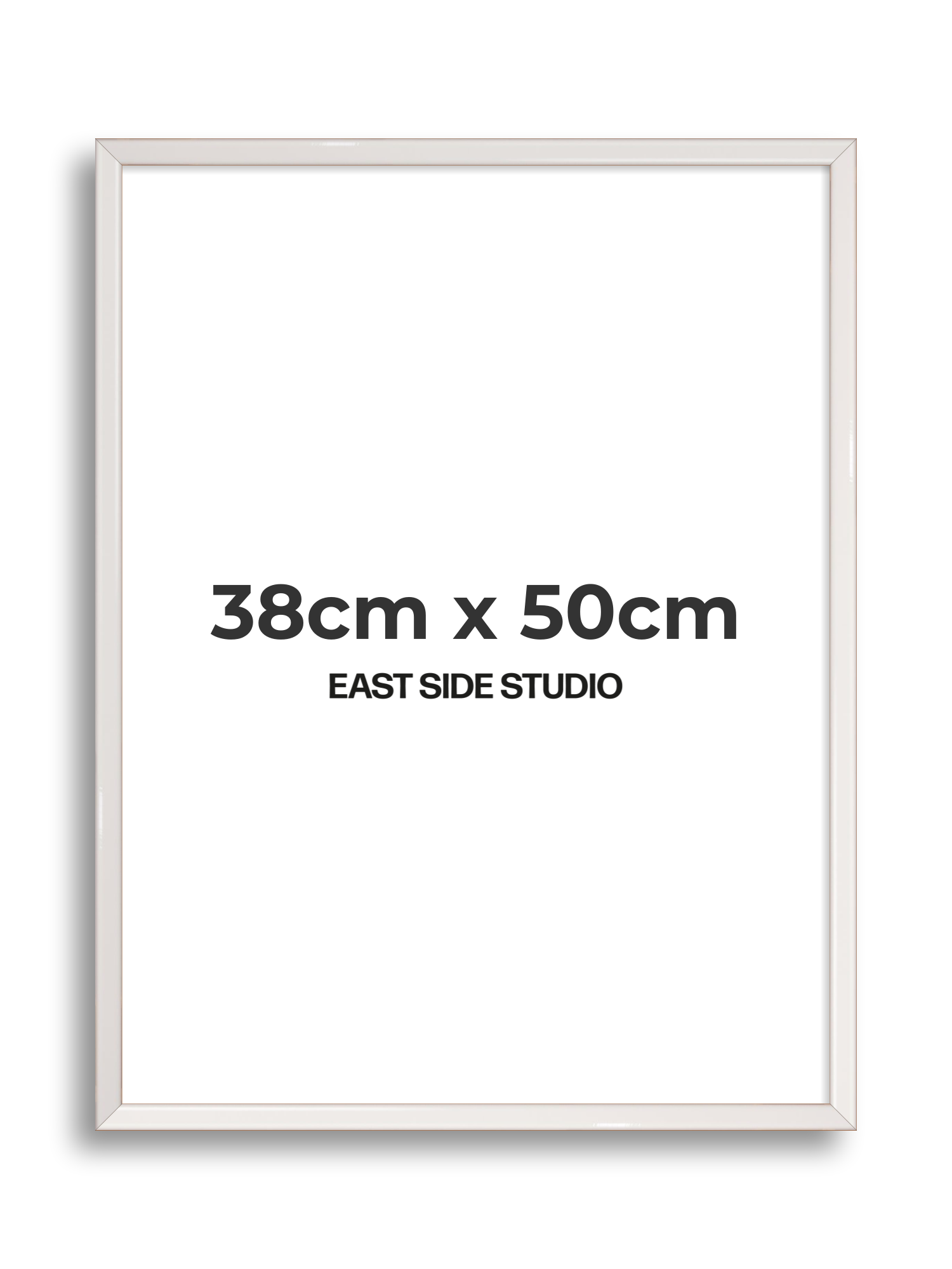 White Gloss 38cm x 50cm picture frame
