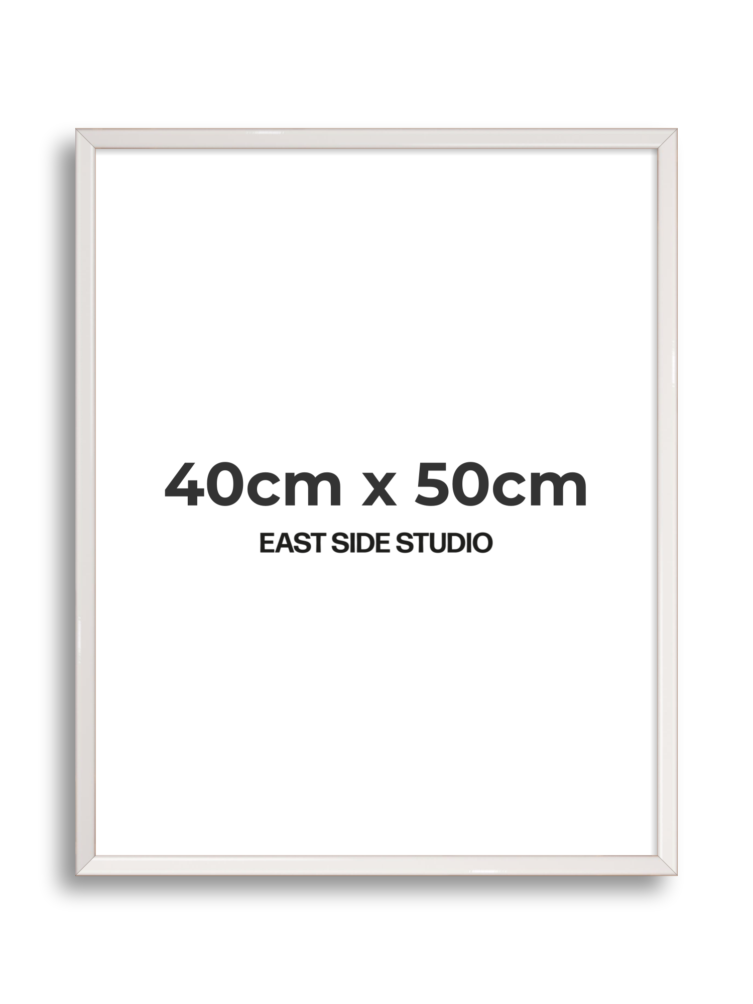 White Gloss 40cm x 50cm picture frame