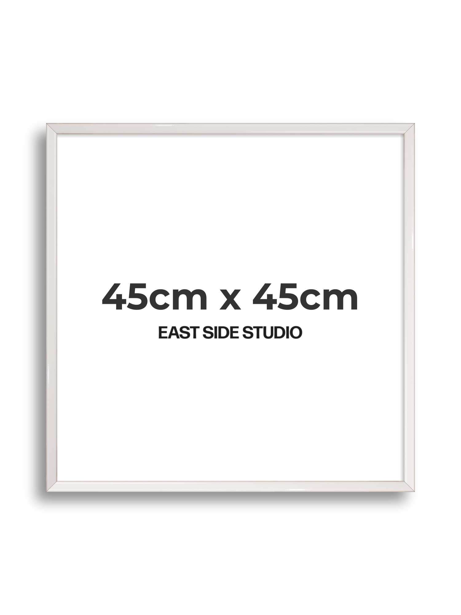 White Gloss 45cm x 45cm picture frame