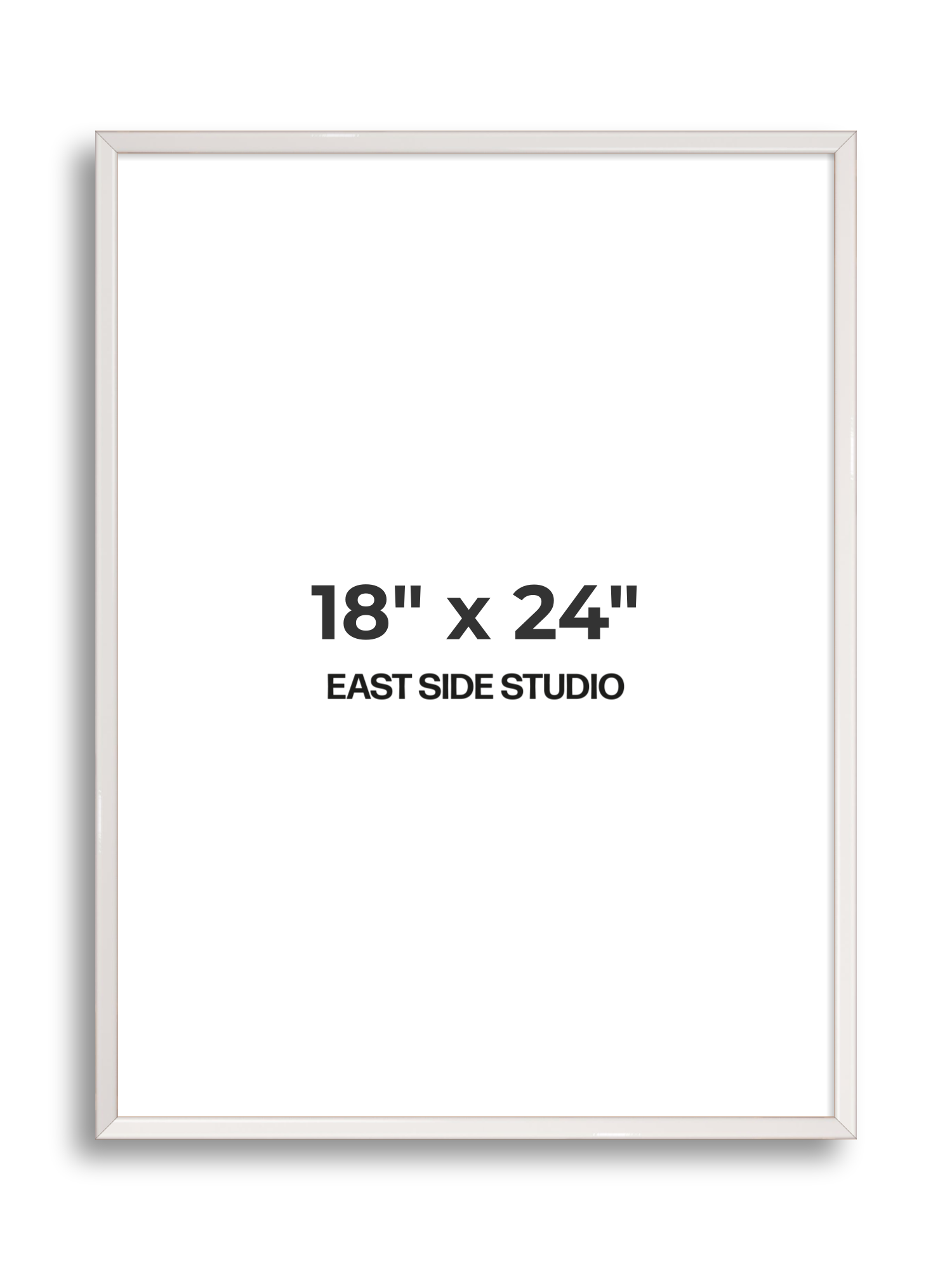 White Gloss 18" x 24" picture frame