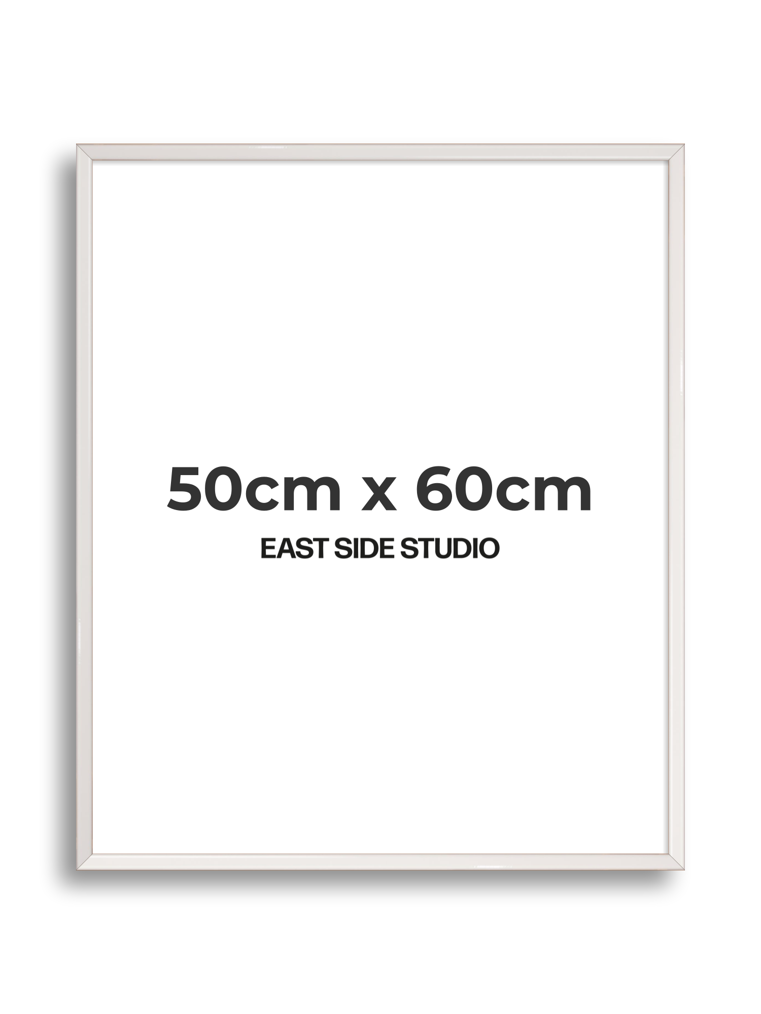 White Gloss 50cm x 60cm picture frame
