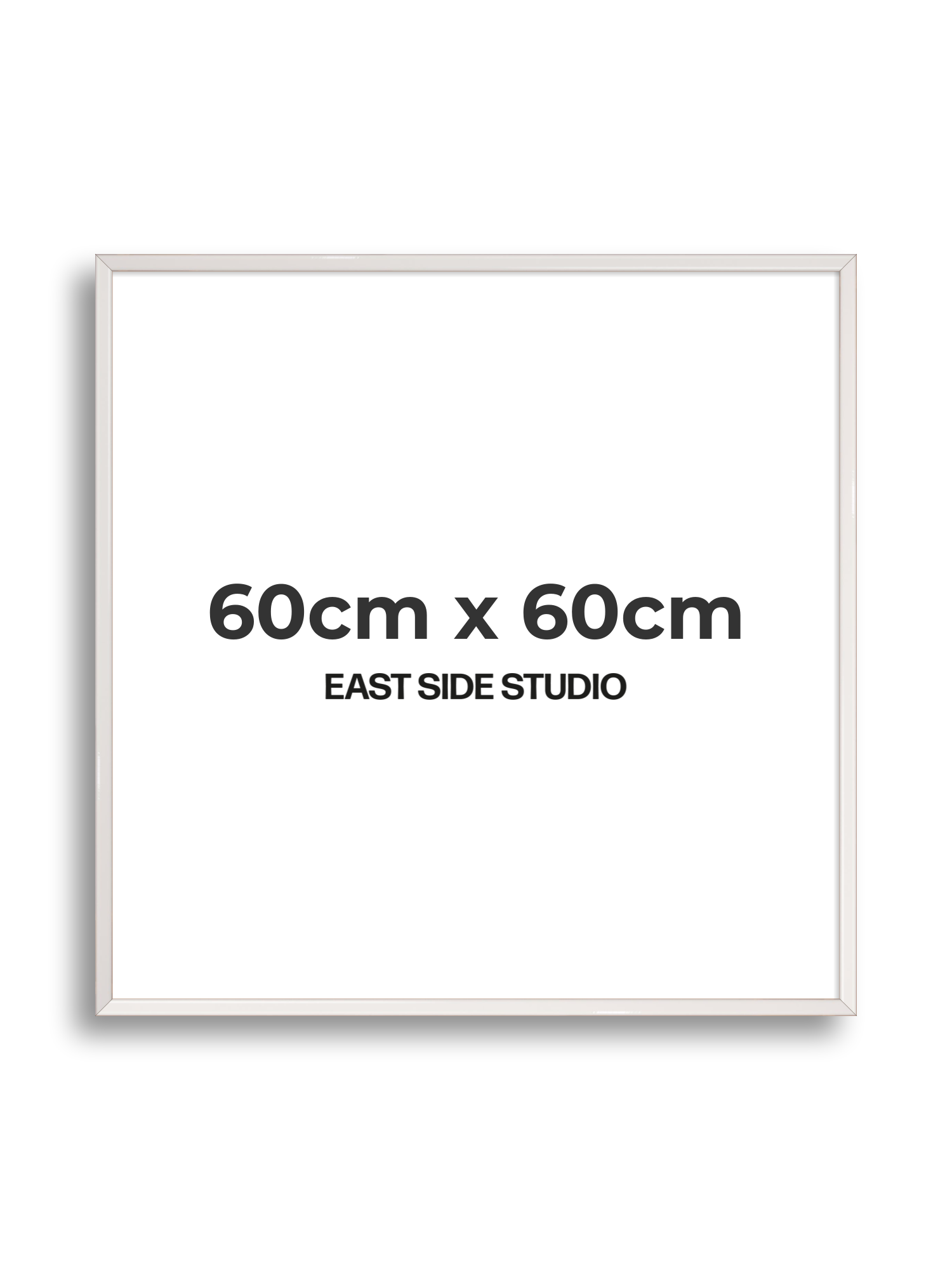 White Gloss 60cm x 60cm picture frame