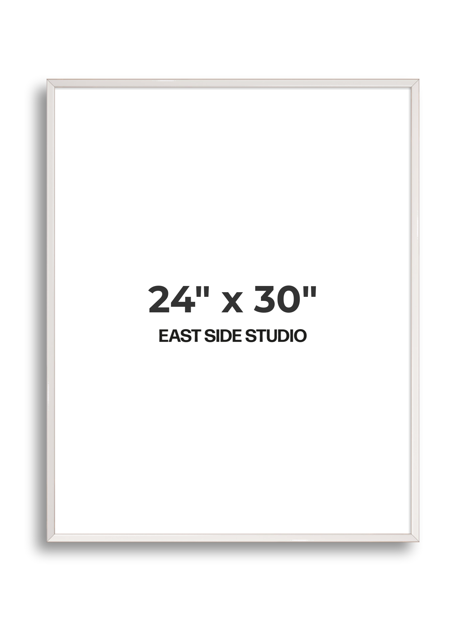 White Gloss 24" x 30" picture frame