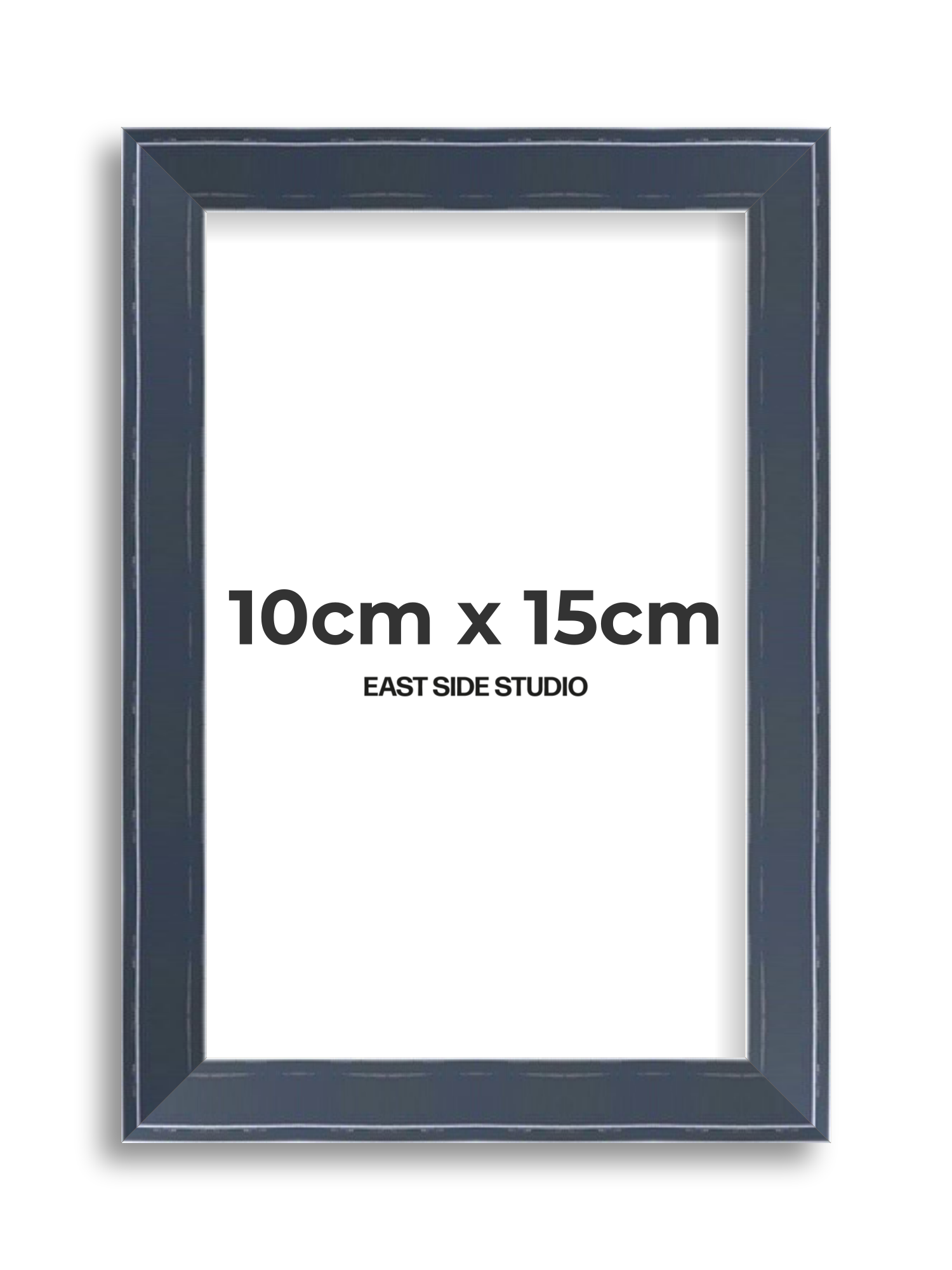 Navy Gloss 10cm x 15cm picture frame