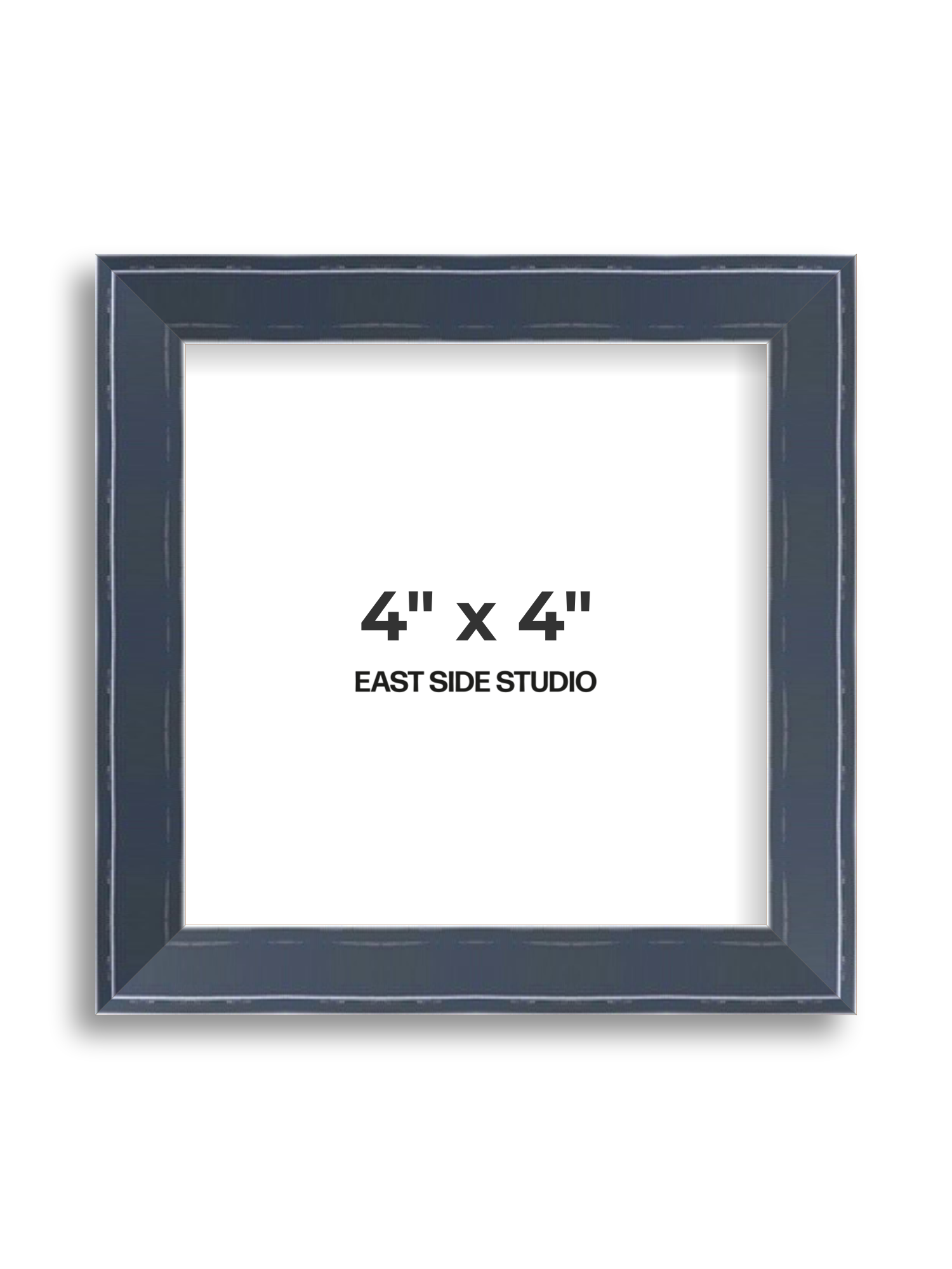 Navy Gloss 4" x 4" picture frame