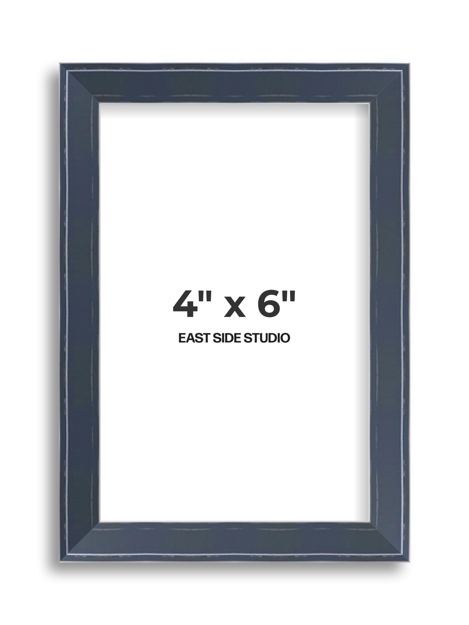 Navy Gloss 4" x 6" picture frame