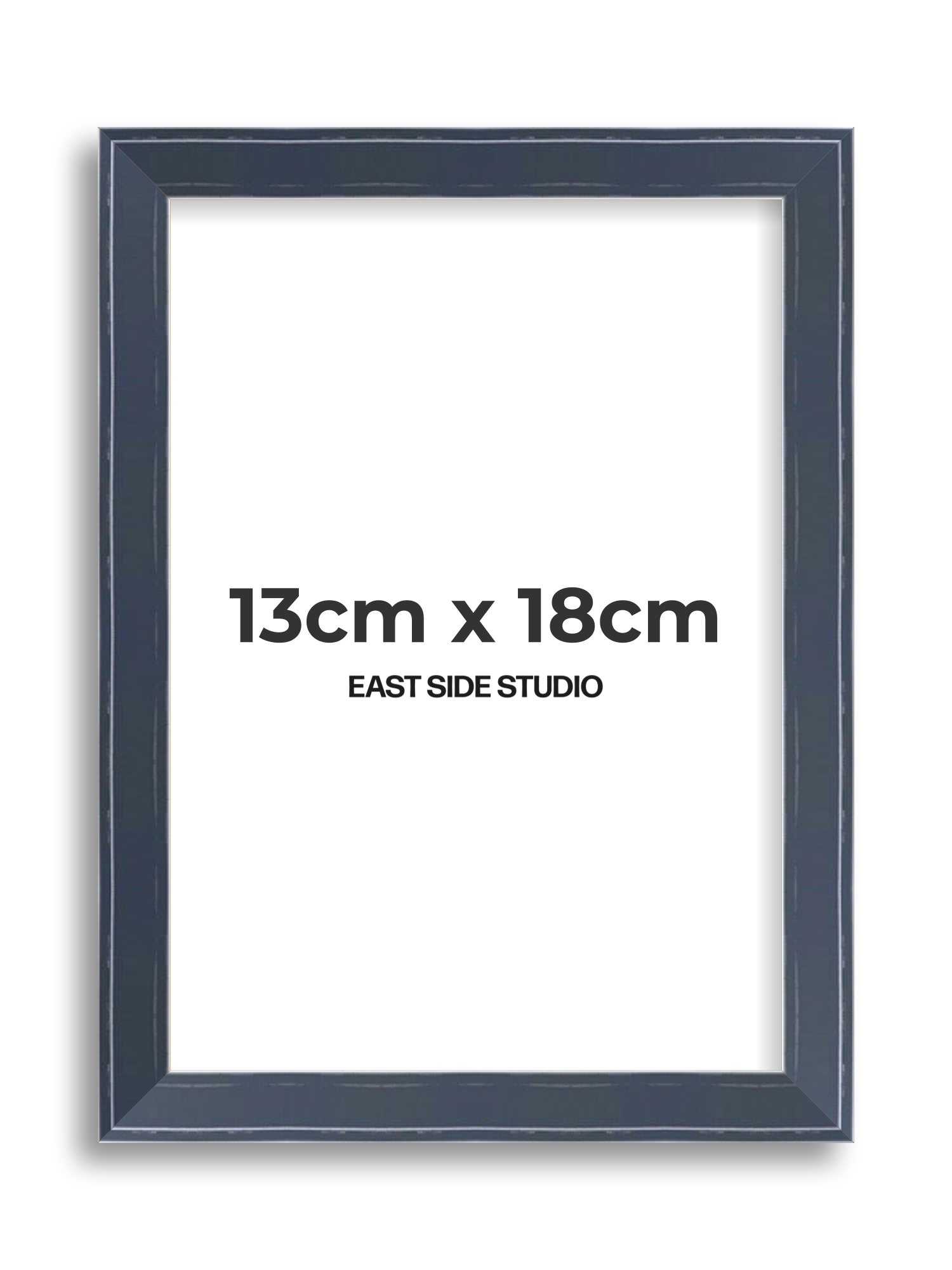 Navy Gloss 13cm x 18cm picture frame