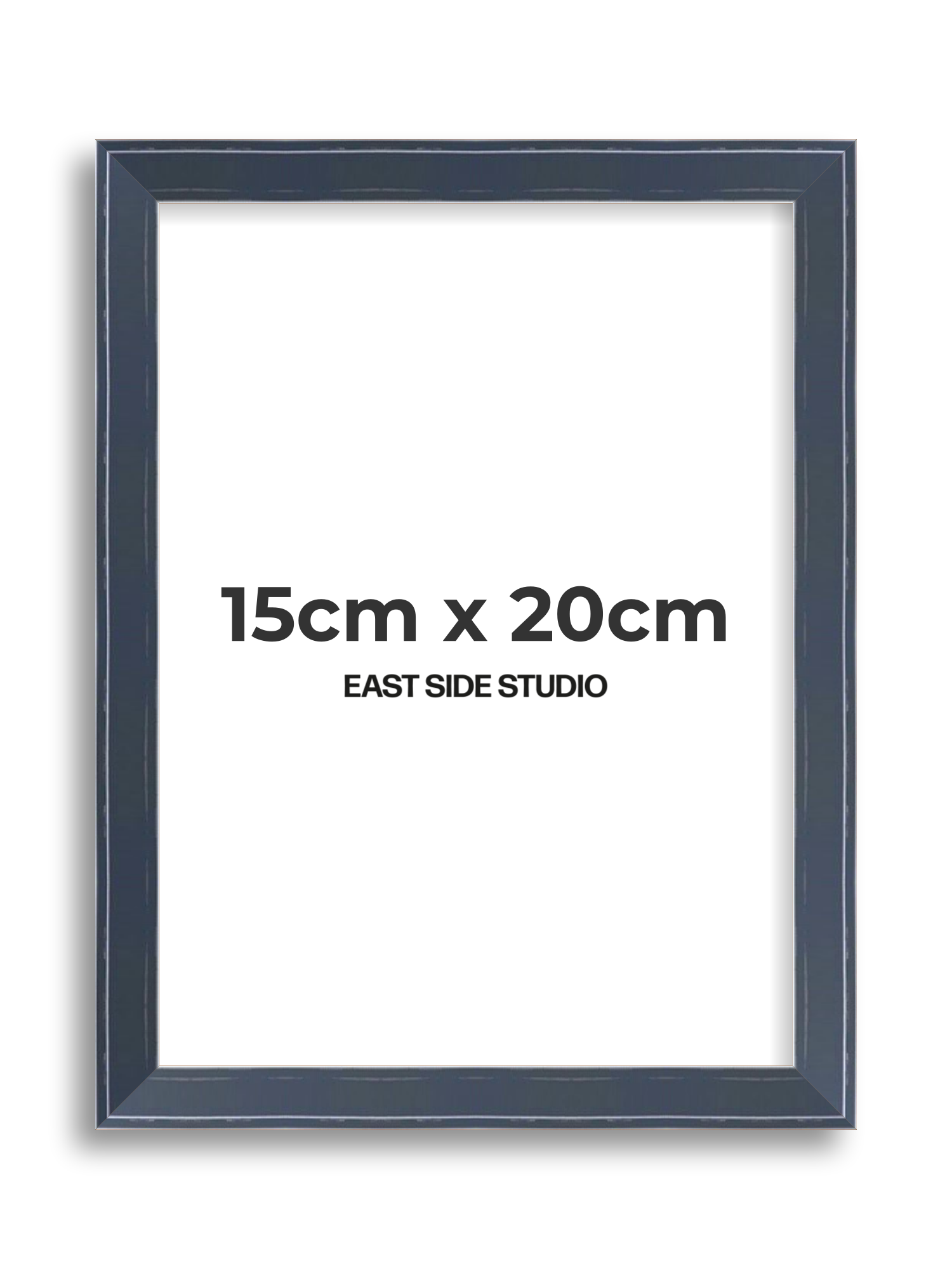 Navy Gloss 15cm x 20cm picture frame