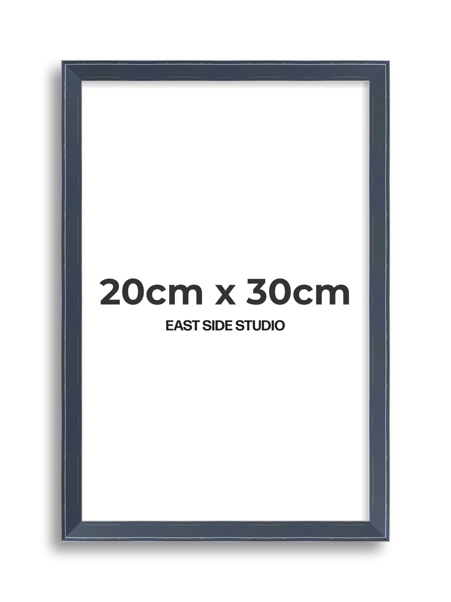 Navy Gloss 20cm x 30cm picture frame