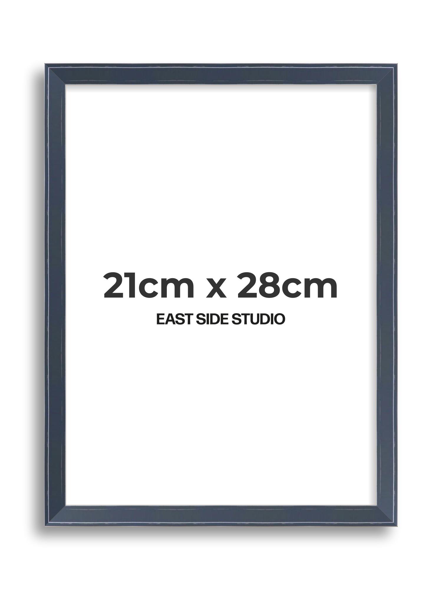 Navy Gloss 21cm x 28cm picture frame