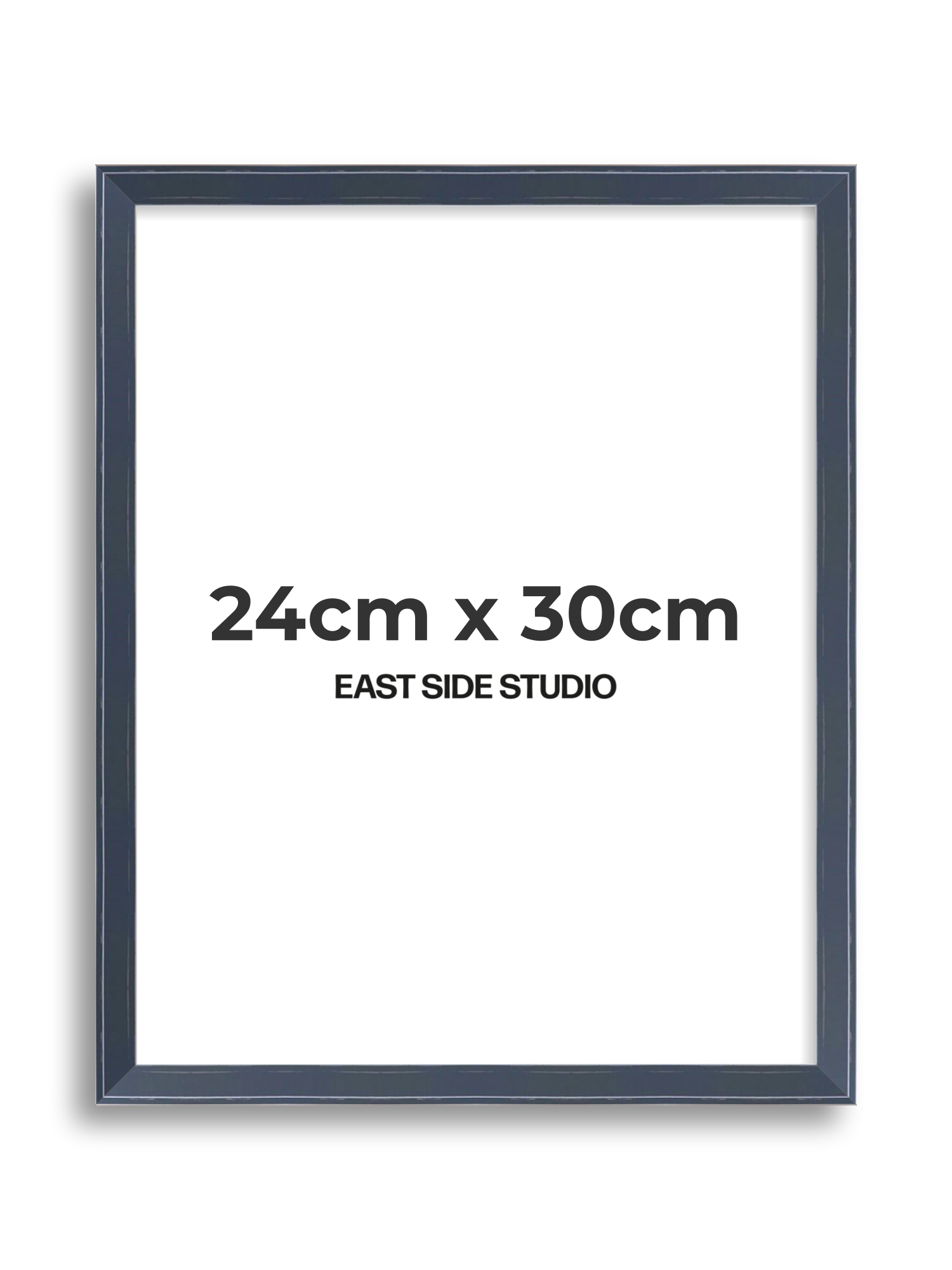 Navy Gloss 24cm x 30cm picture frame