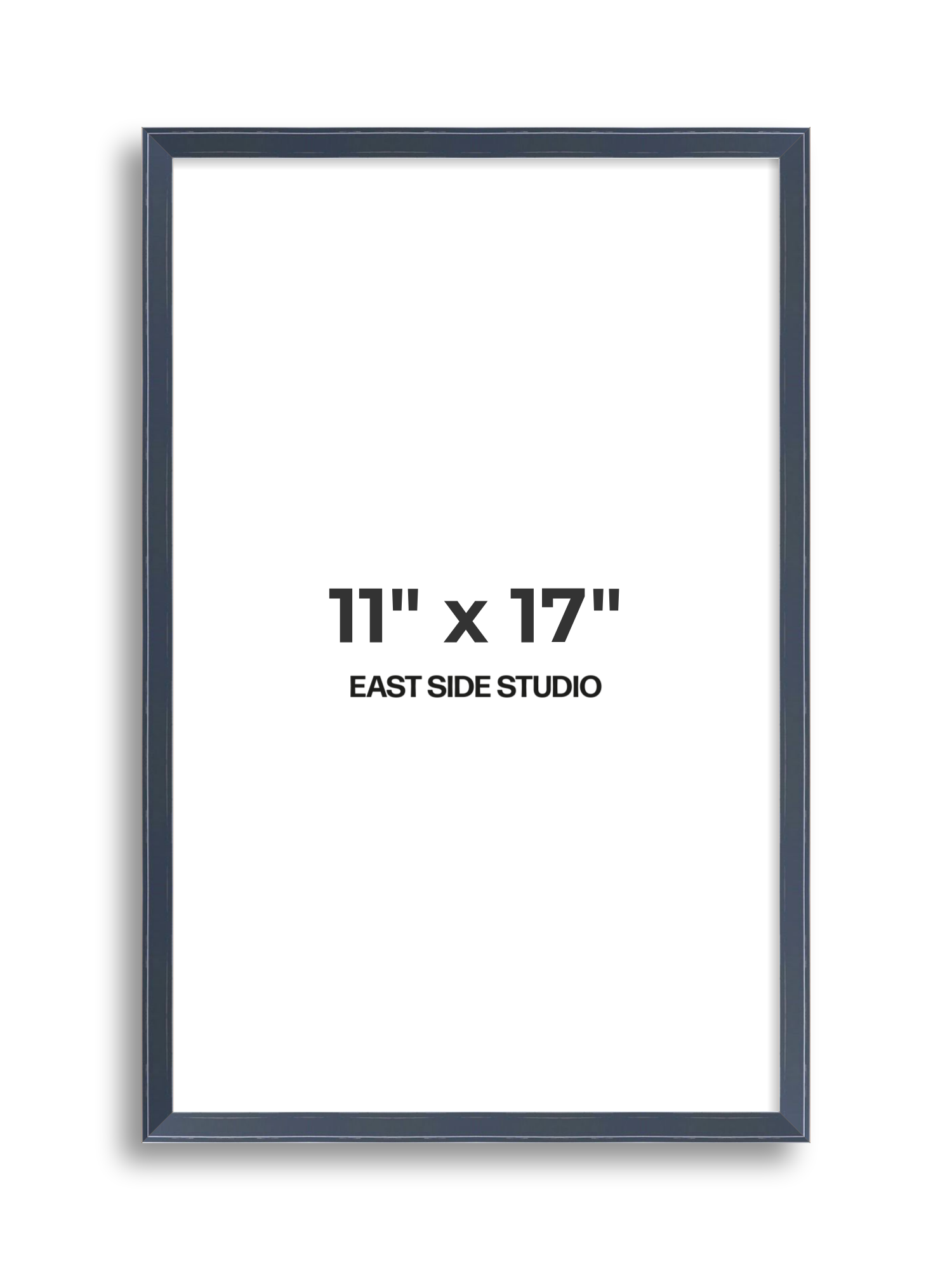 Navy Gloss 11" x 17" picture frame