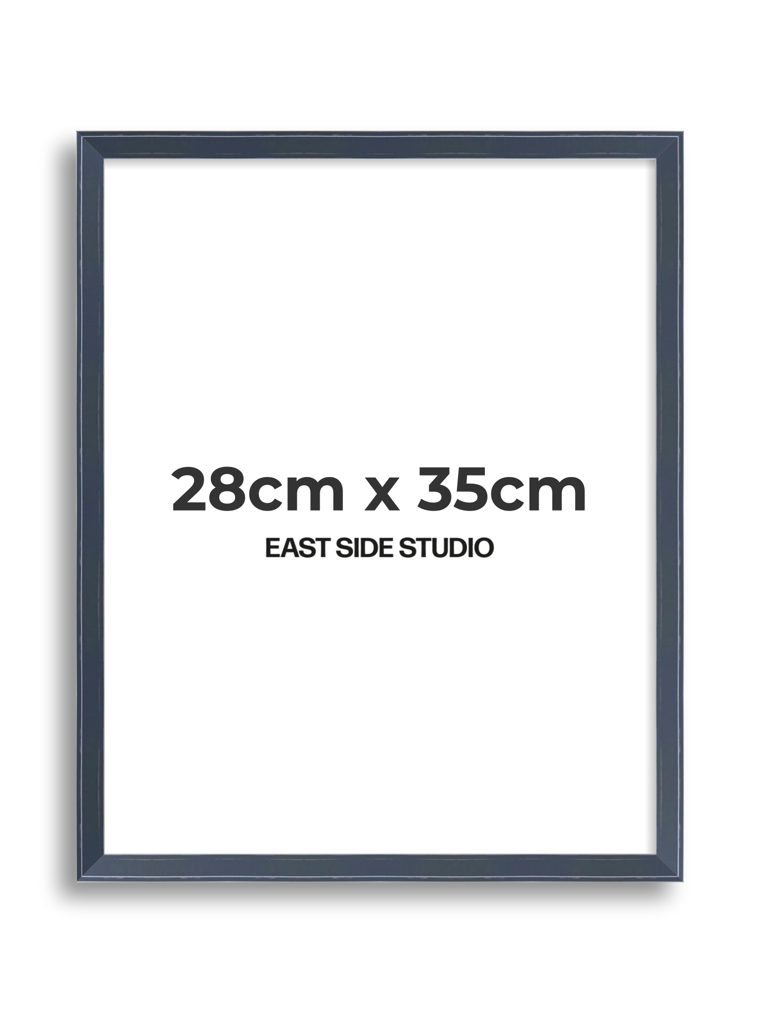 Navy Gloss 28cm x 35cm picture frame