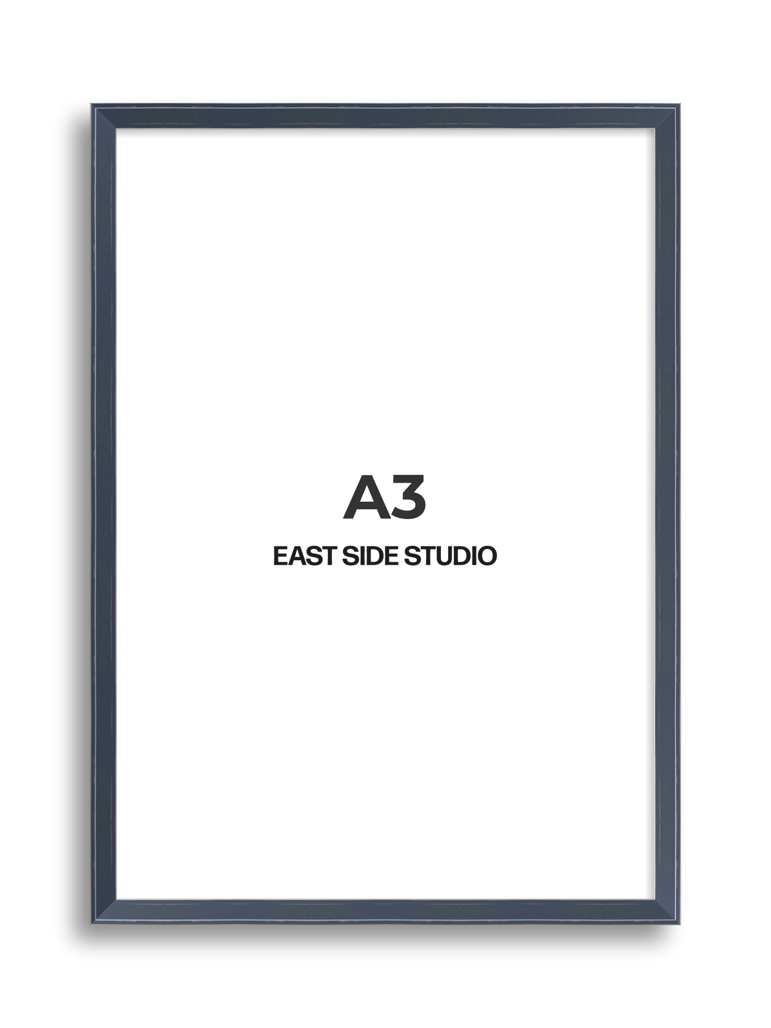 Navy Gloss A3 picture frame