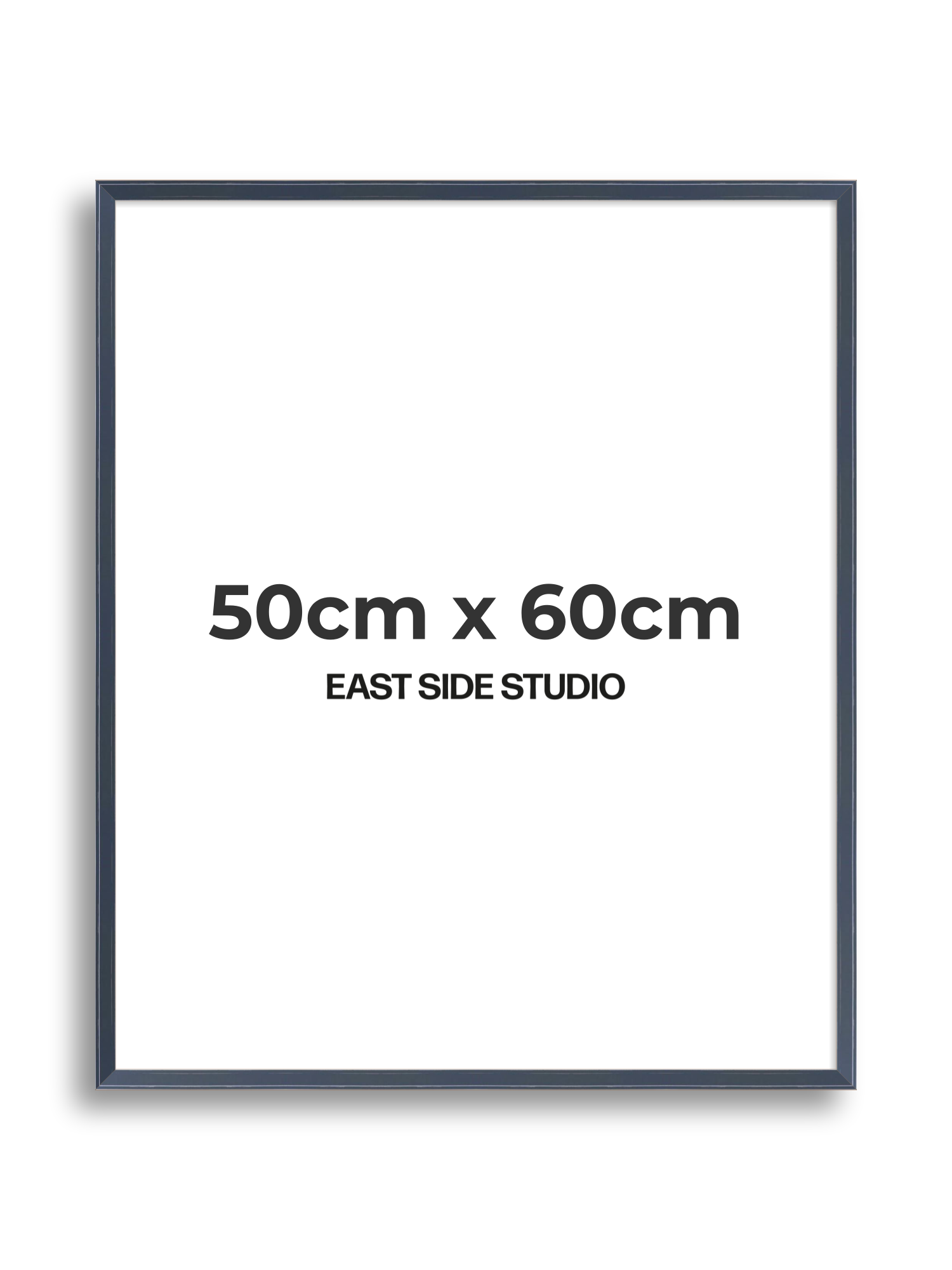 Navy Gloss 50cm x 60cm picture frame