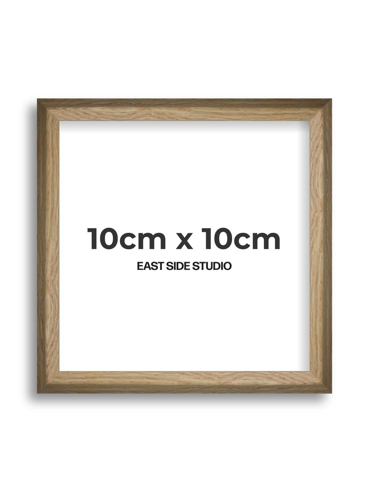 Natural Wood 10cm x 10cm picture frame