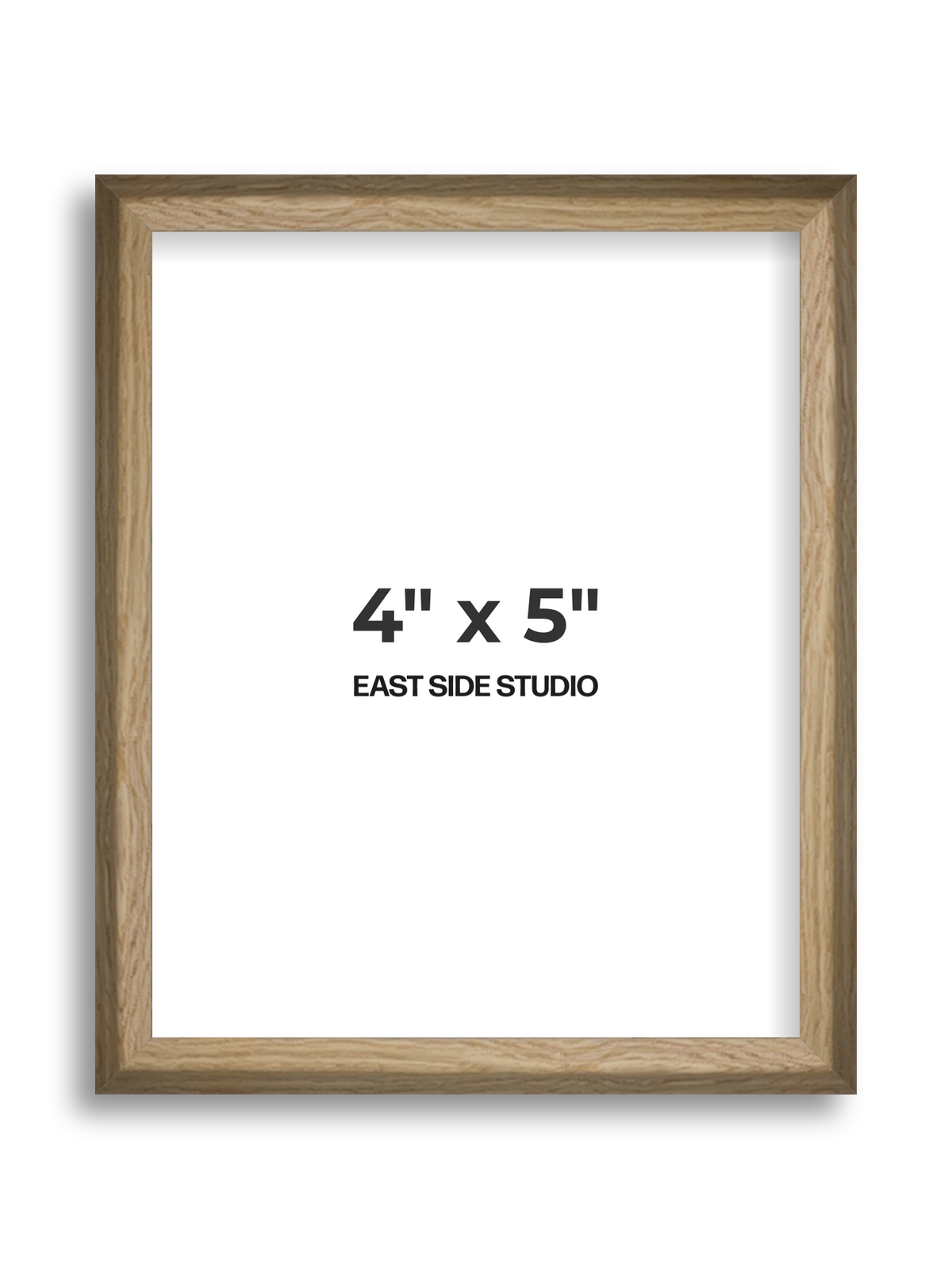 Natural Wood 4" x 5" picture frame