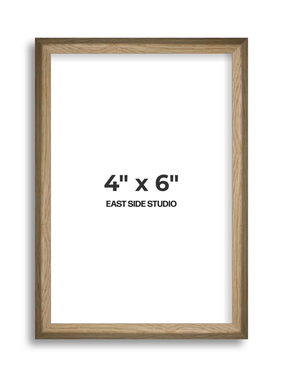 Natural Wood 4" x 6" picture frame
