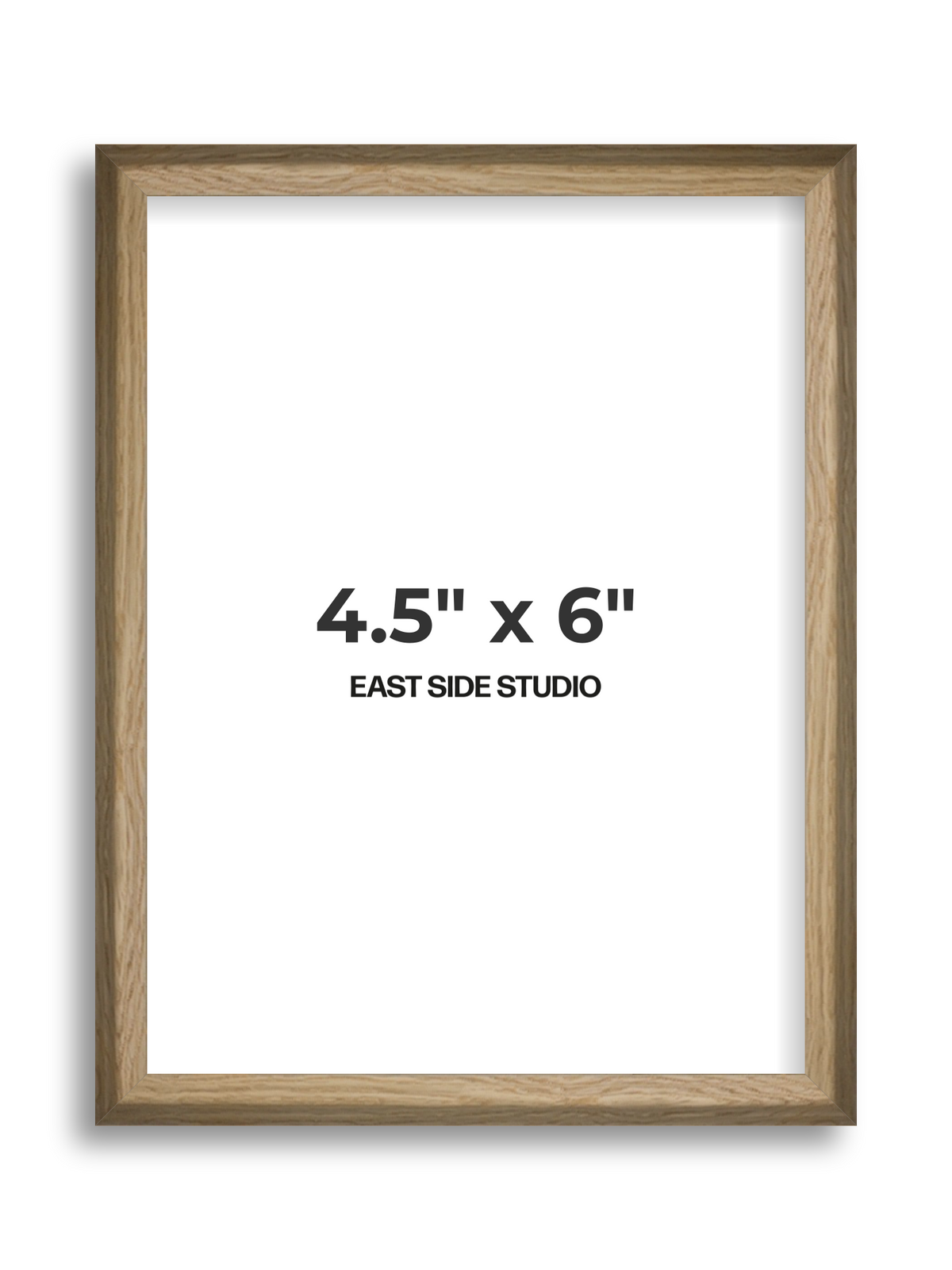 Natural Wood 4.5" x 6" picture frame