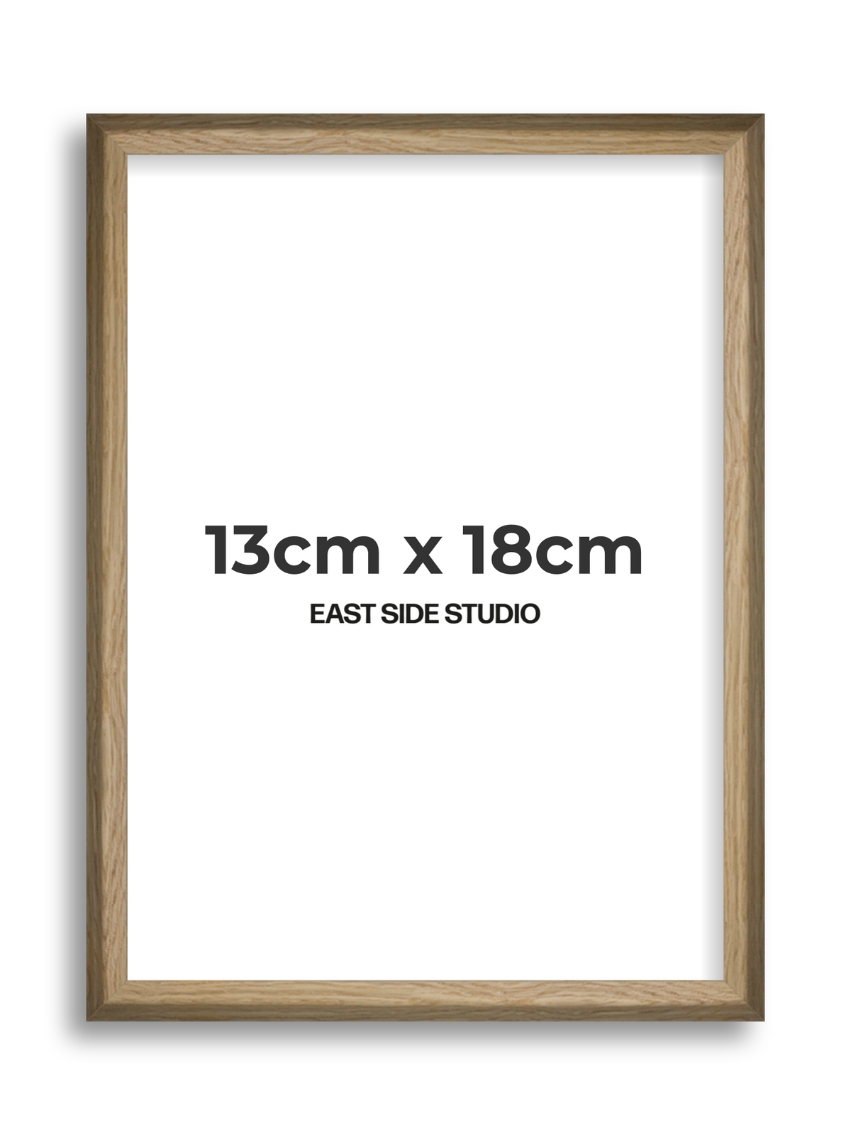 Natural Wood 13cm x 18cm picture frame