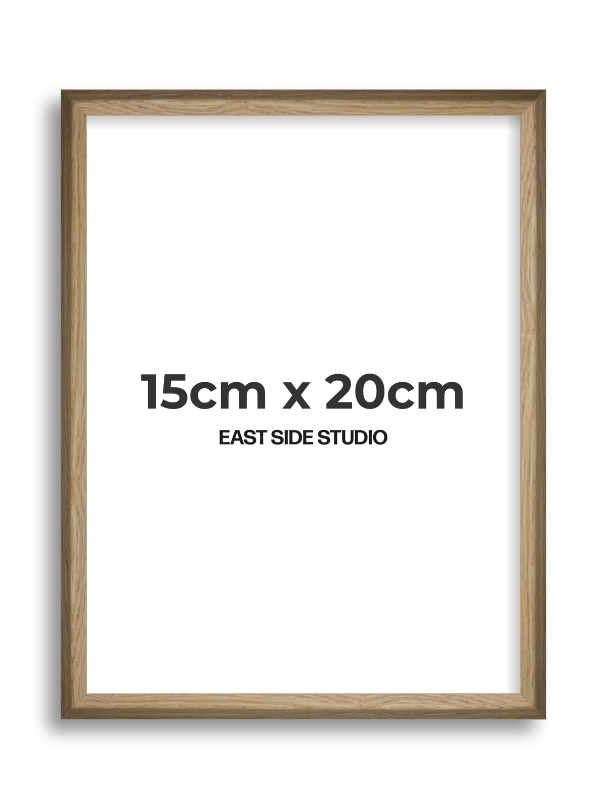 Natural Wood 15cm x 20cm picture frame