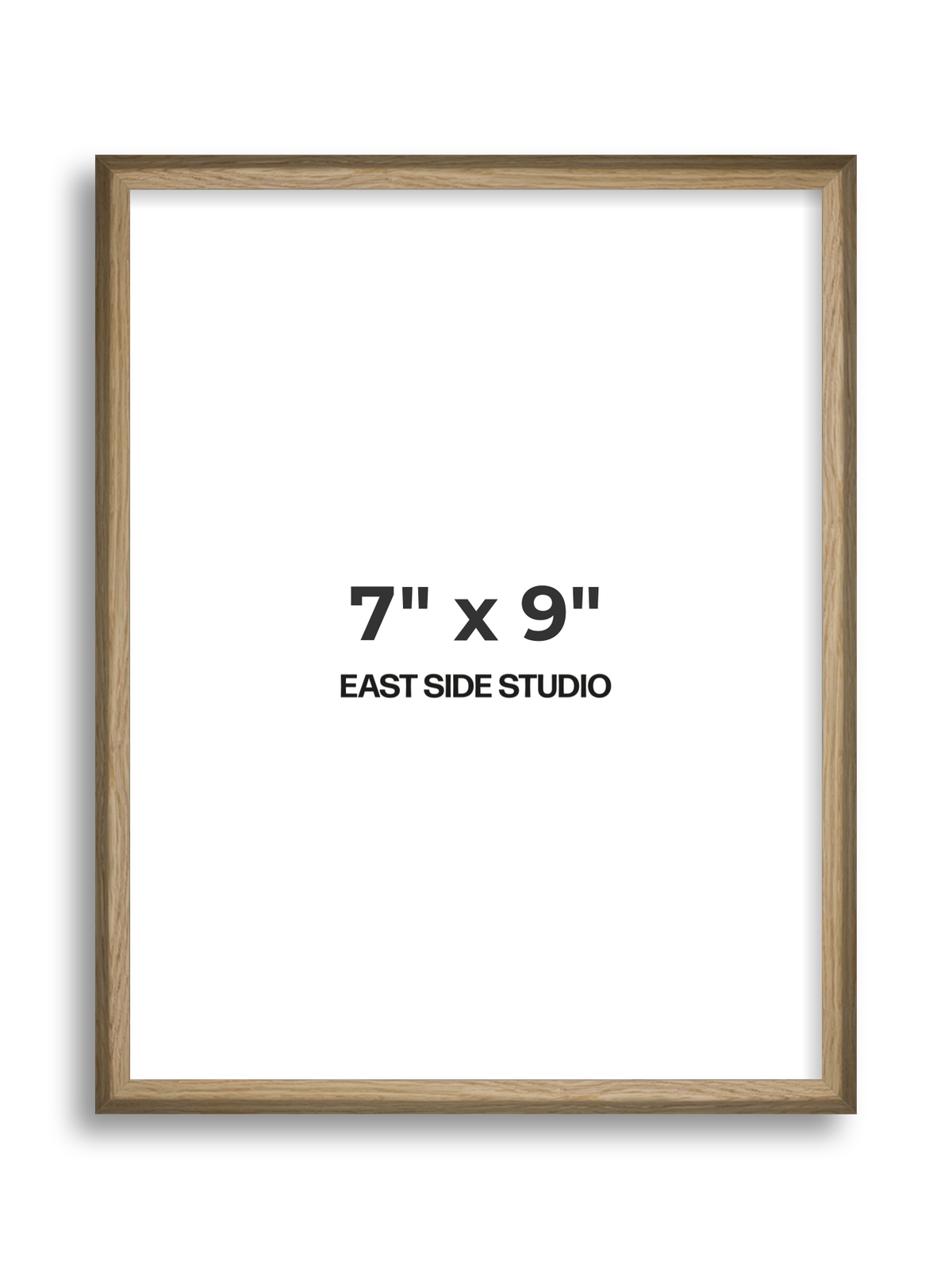 Natural Wood 7" x 9" picture frame