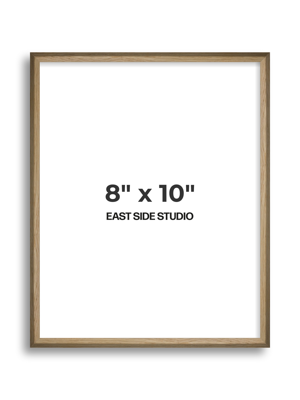 Natural Wood 8" x 10" picture frame