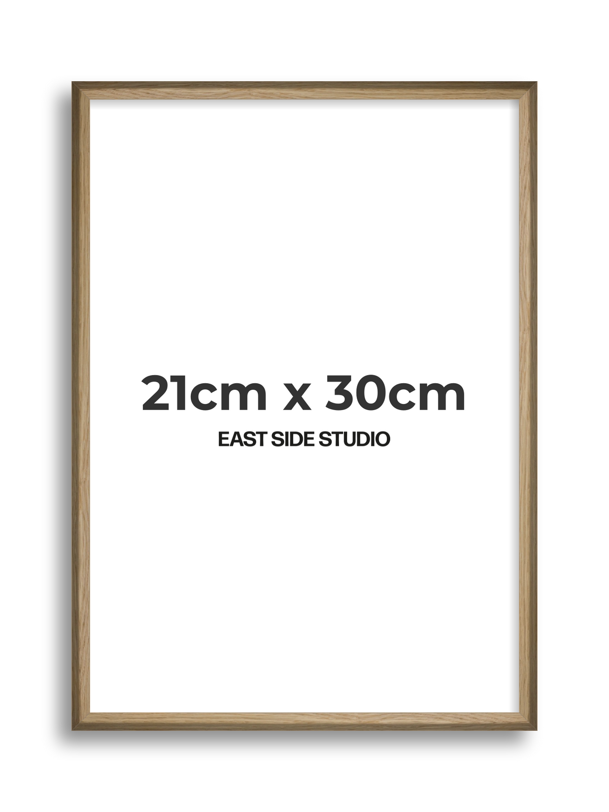 Natural Wood 21cm x 30cm picture frame