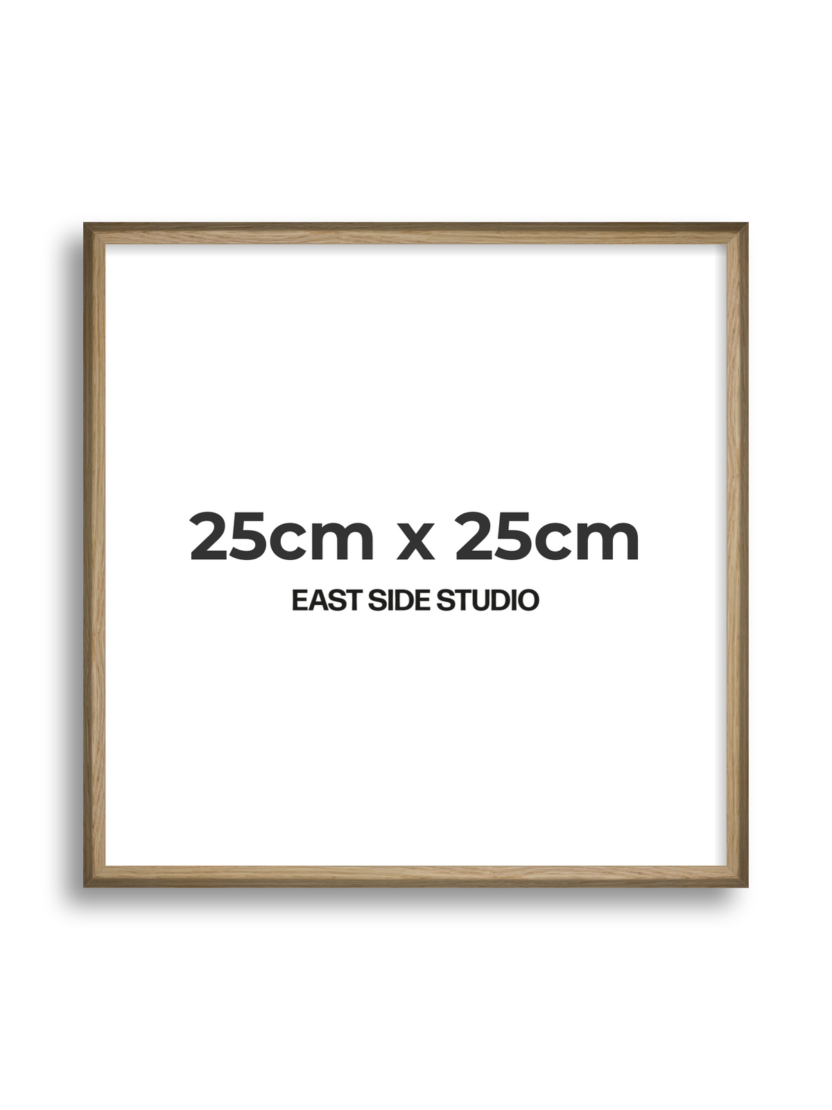 Natural Wood 25cm x 25cm picture frame