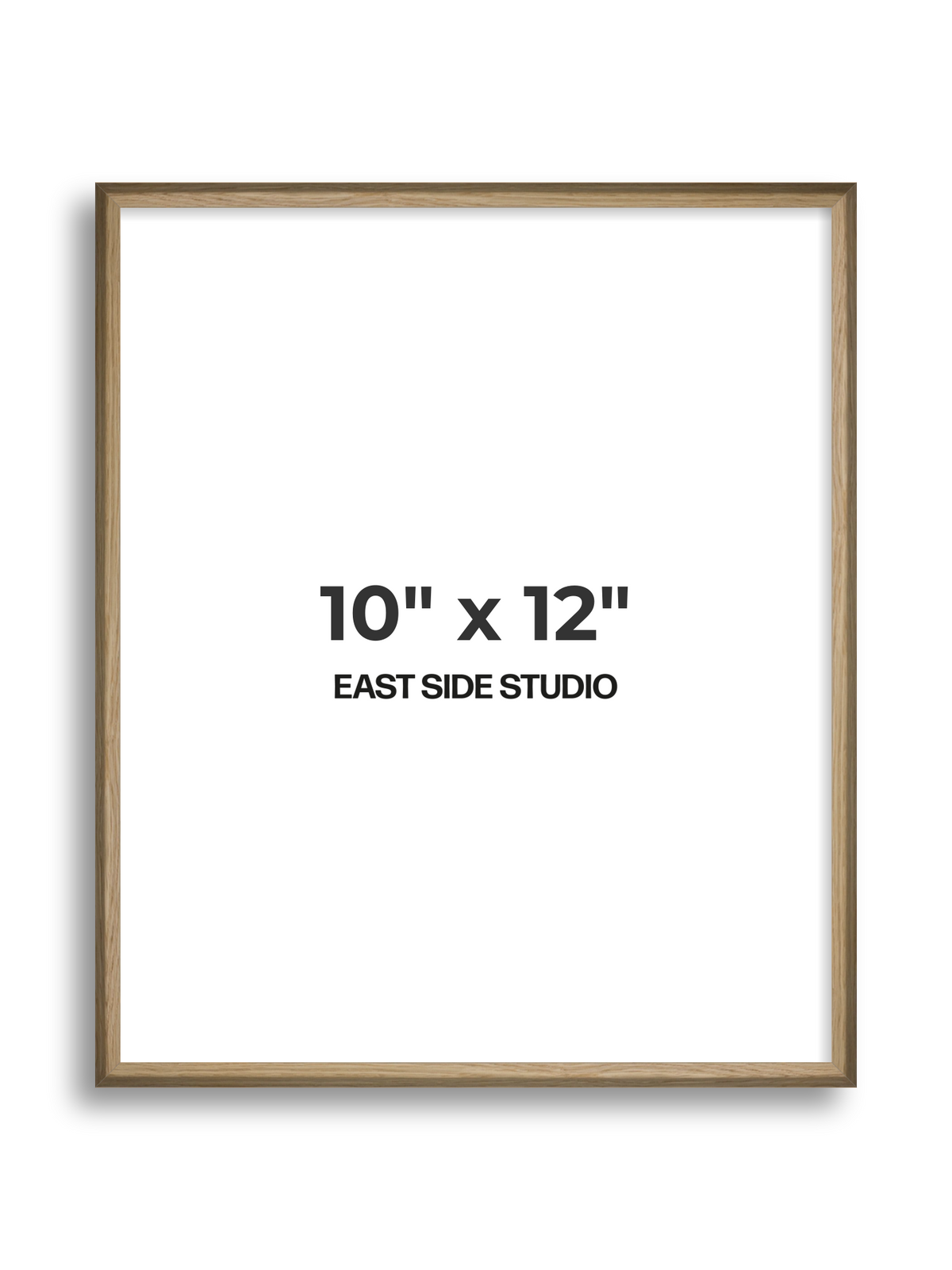 Natural Wood 10" x 12" picture frame