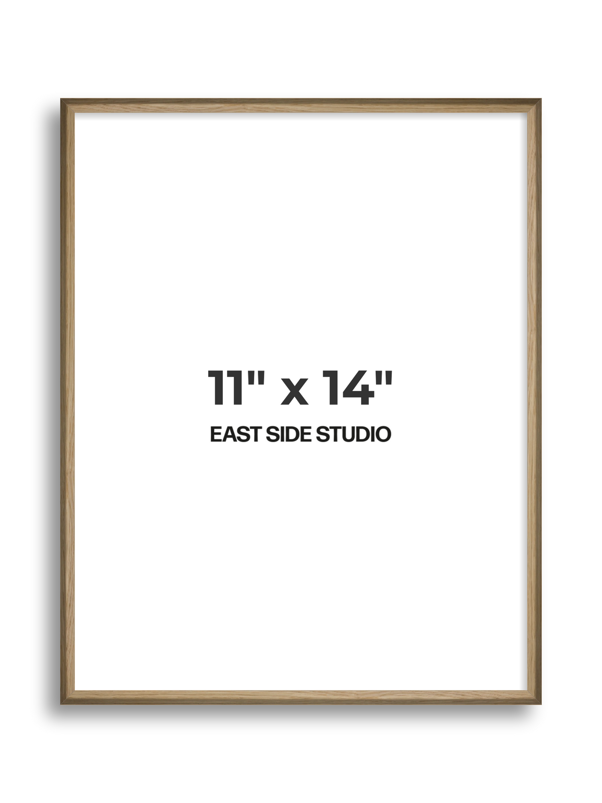 Natural Wood 11" x 14" picture frame