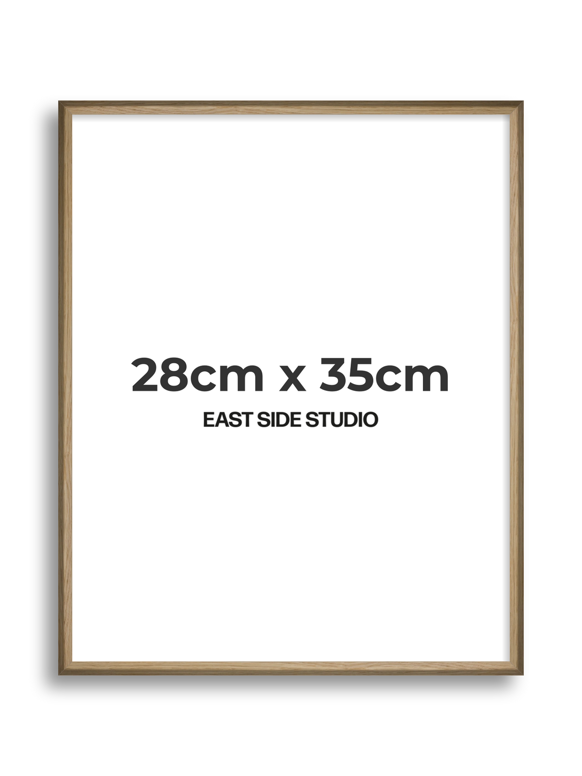 Natural Wood 28cm x 35cm picture frame