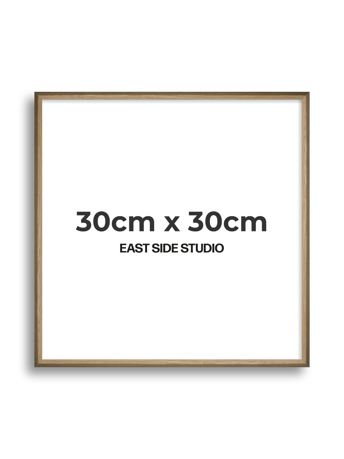 Natural Wood 30cm x 30cm picture frame
