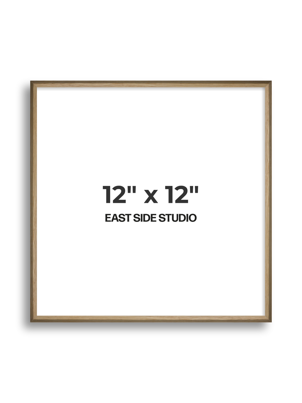 Natural Wood 12" x 12" picture frame