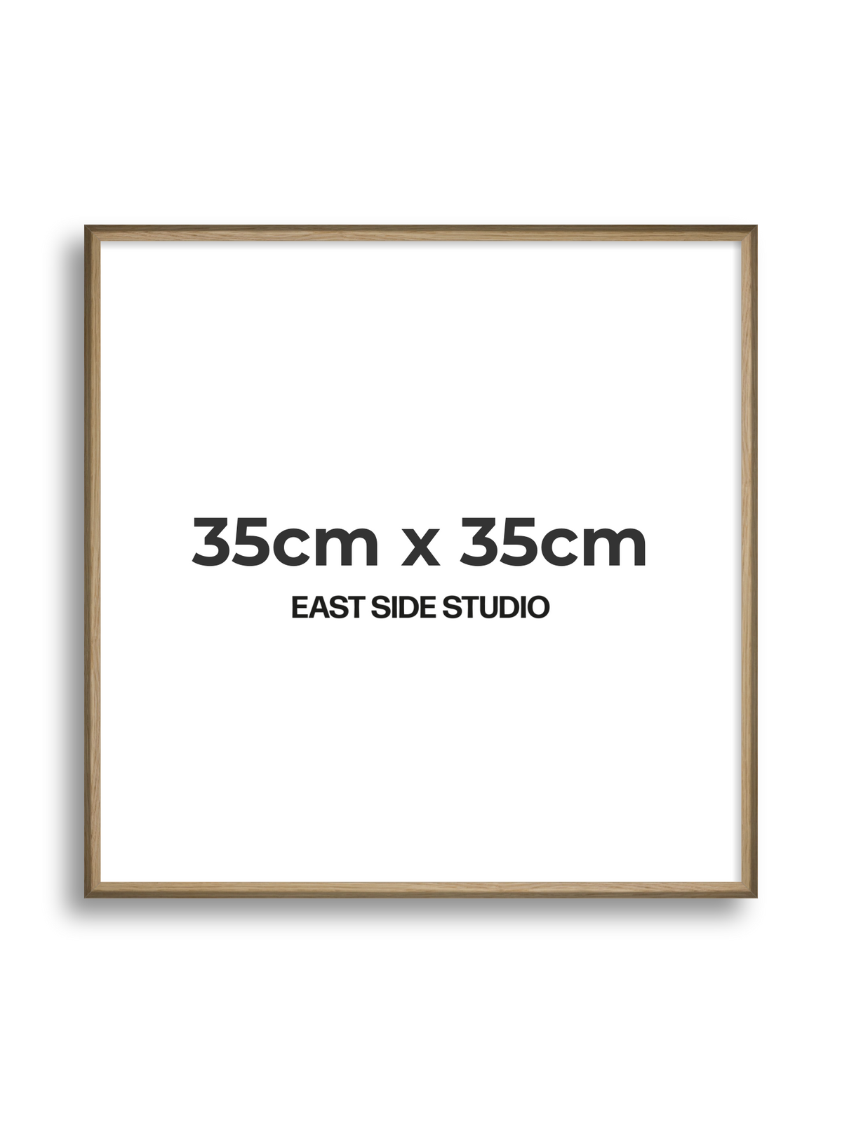 Natural Wood 35cm x 35cm picture frame