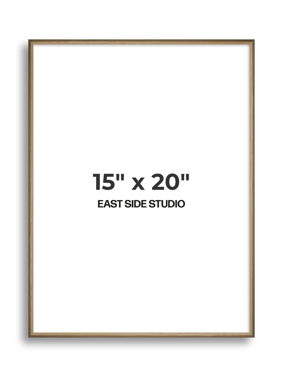 Natural Wood 15" x 20" picture frame