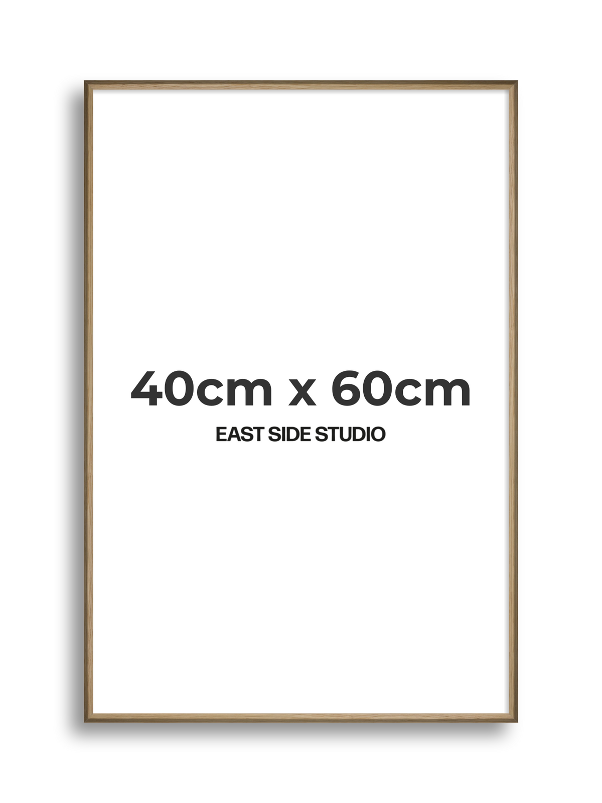 Natural Wood 40cm x 60cm picture frame