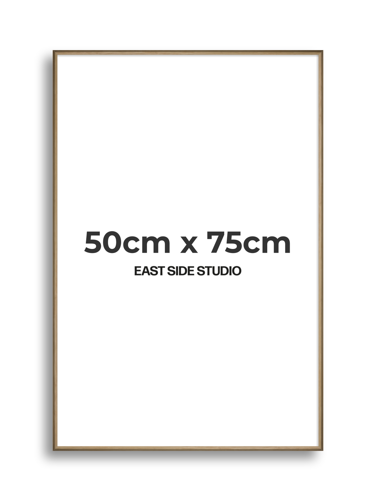 Natural Wood 50cm x 75cm picture frame