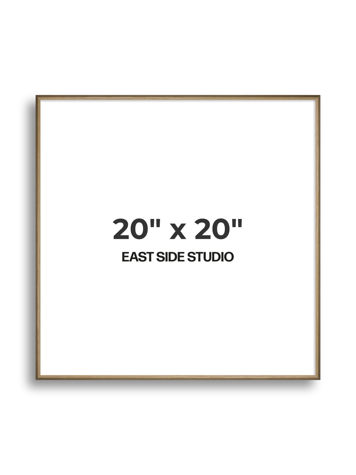 Natural Wood 20" x 20" picture frame