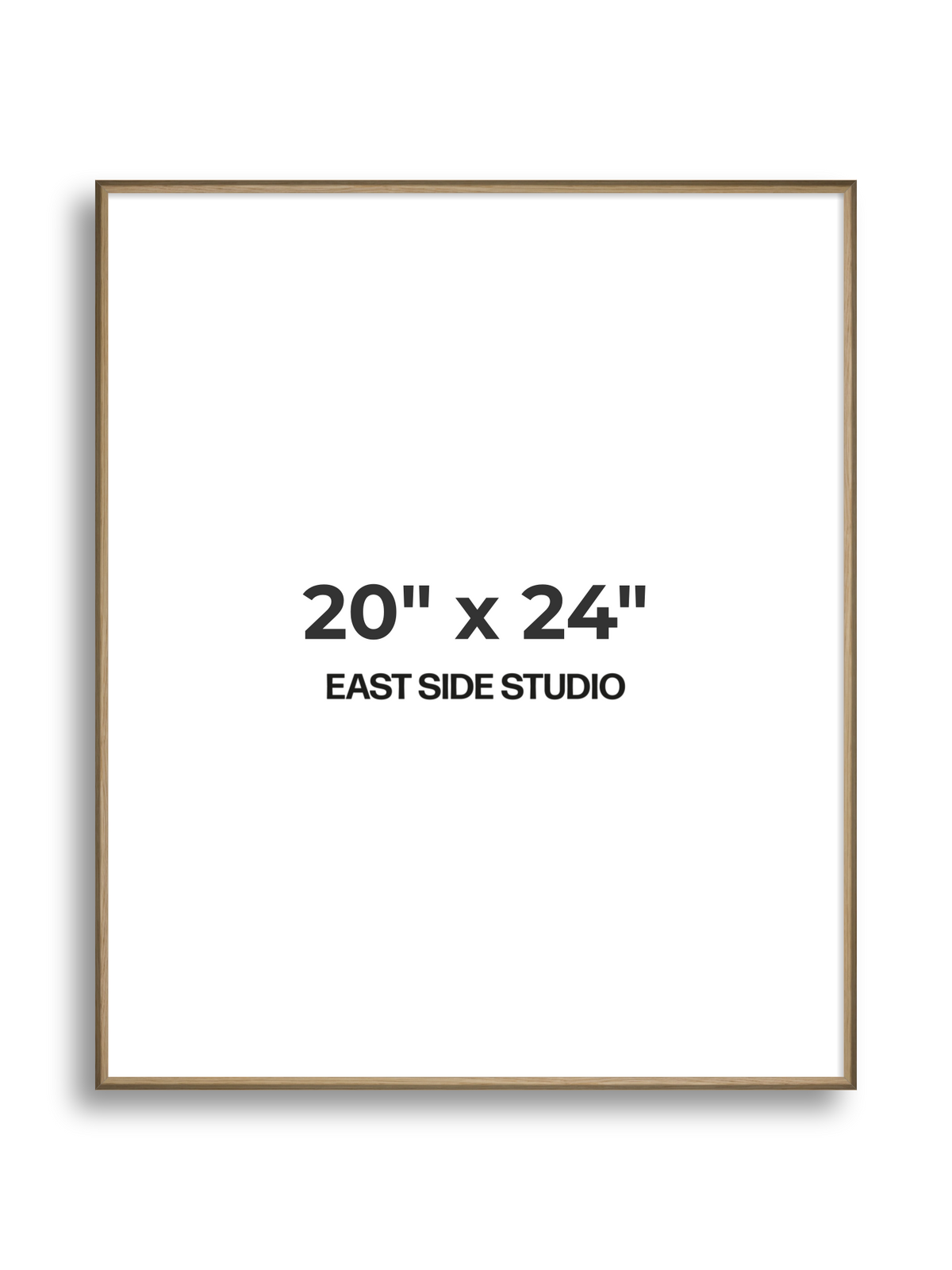 Natural Wood 20" x 24" picture frame