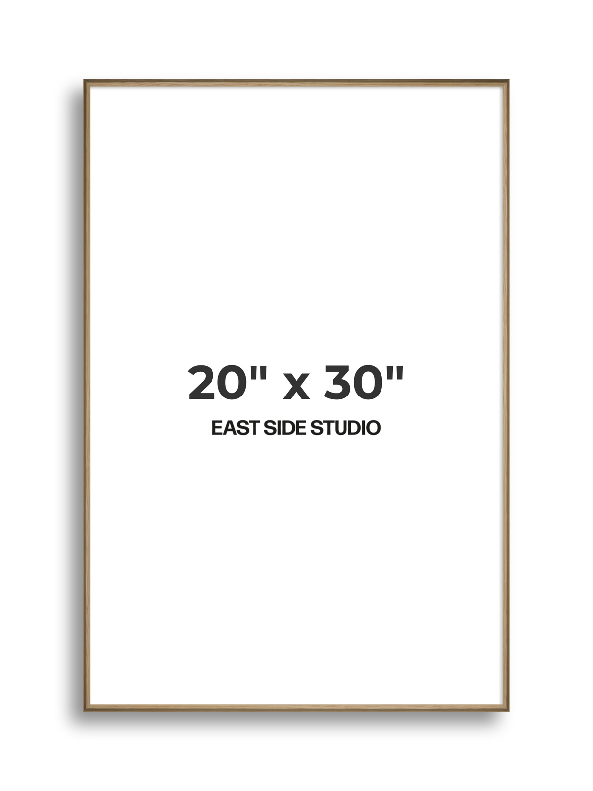 Natural Wood 20" x 30" picture frame